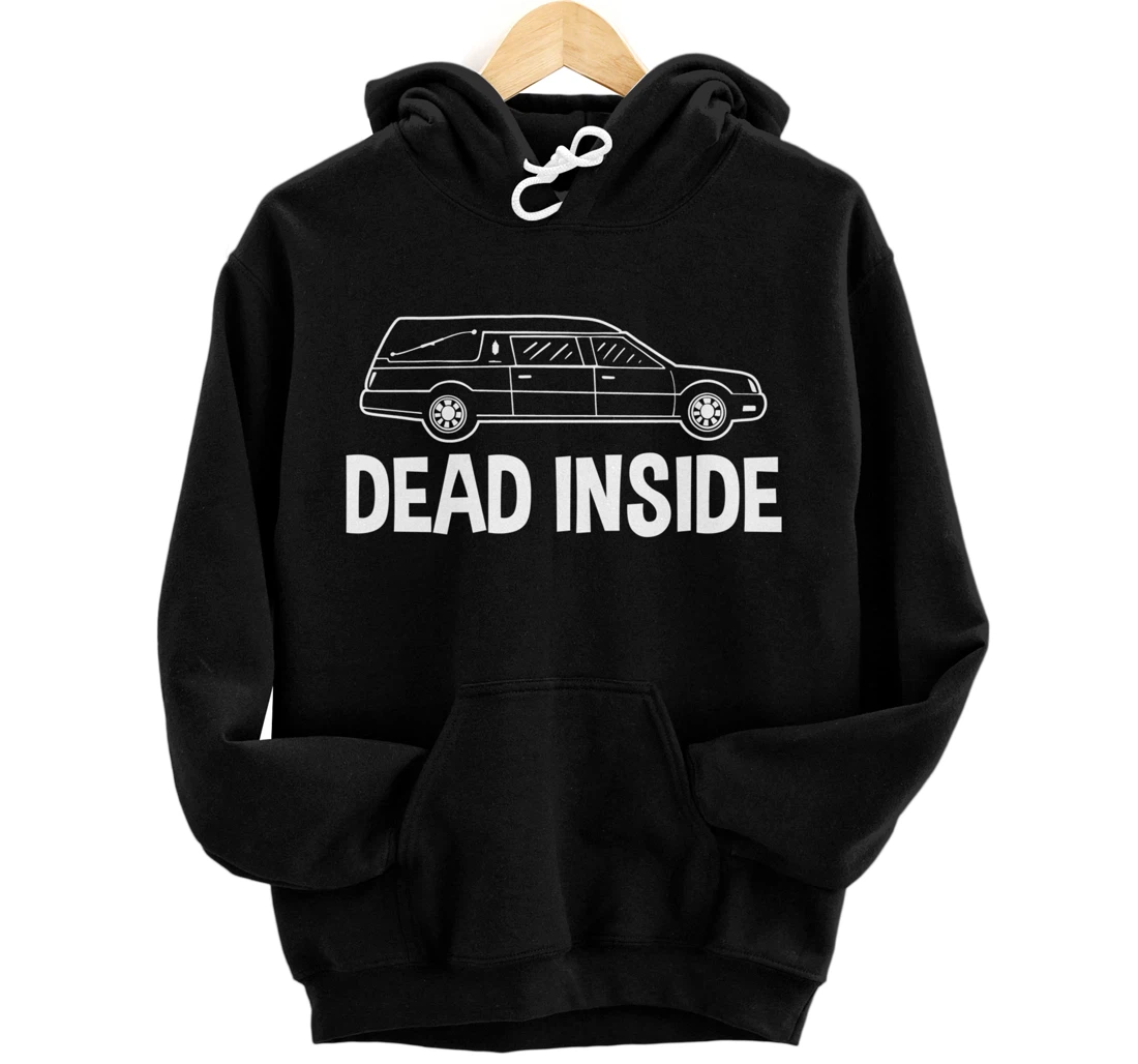 Dead Inside Mortuary Science Student Mortician Gift Pullover Hoodie