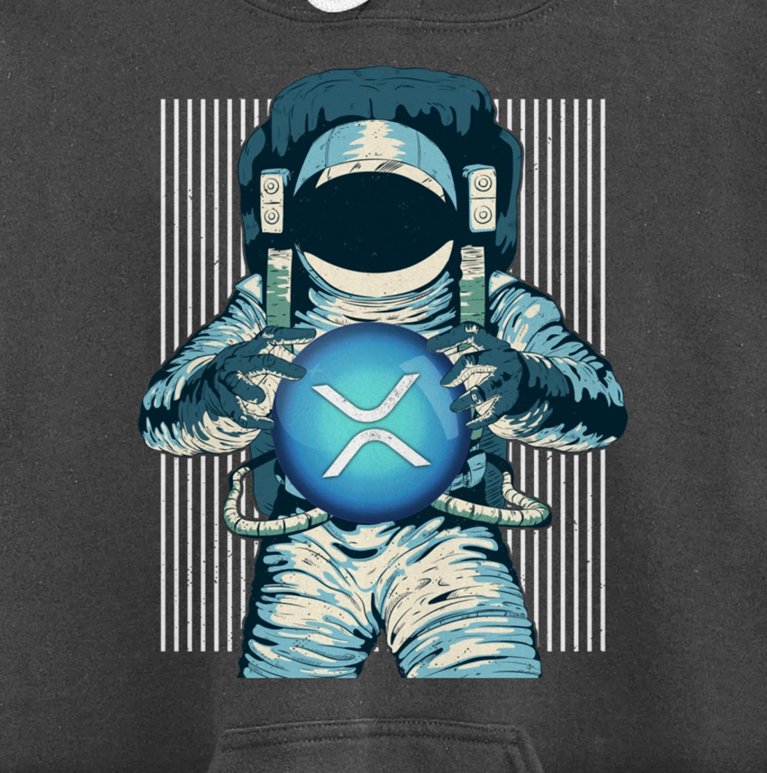 XRP Crypto Gift Cryptocurrency Blockchain Community Pullover Hoodie