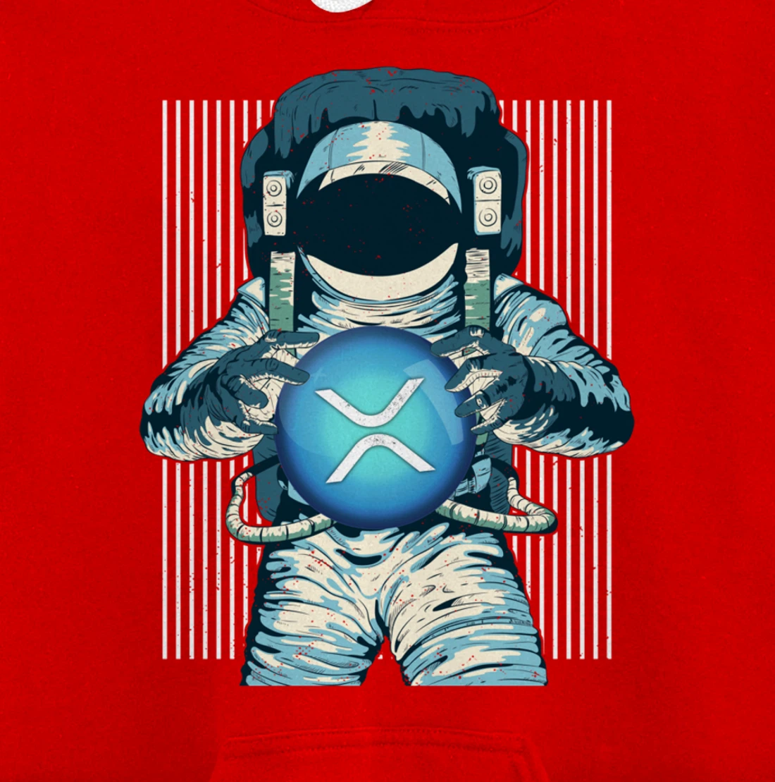 XRP Crypto Gift Cryptocurrency Blockchain Community Pullover Hoodie