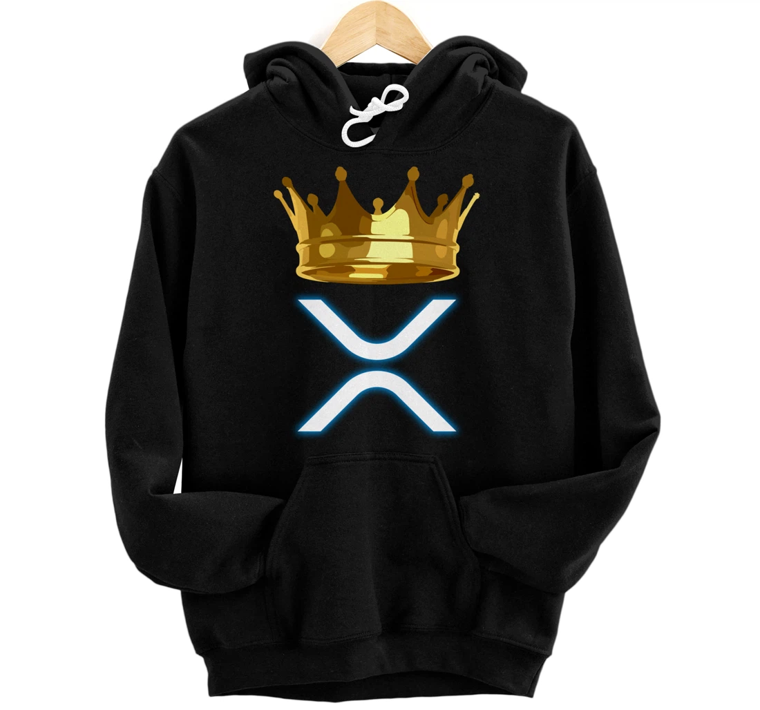 XRP Merchandise Cryptocurrency Gift Blockchain Crypto Pullover Hoodie