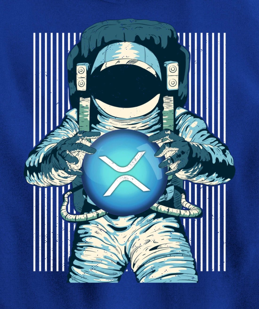 XRP Crypto Gift Cryptocurrency Blockchain Community Pullover Hoodie