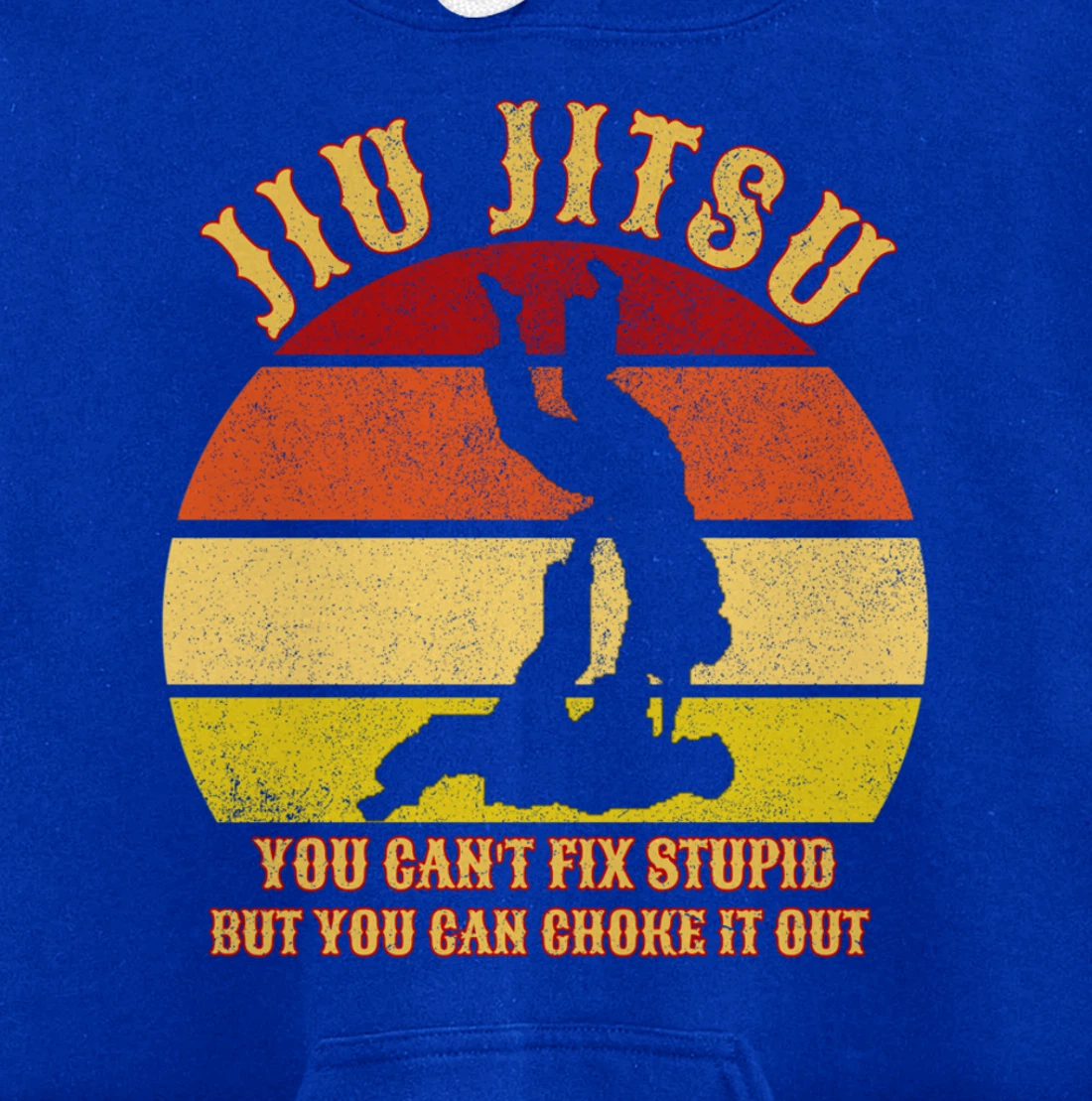 Jiu Jitsu Shirts Funny Can't Fix Stupid Men BJJ MMA Jujitsu Pullover Hoodie