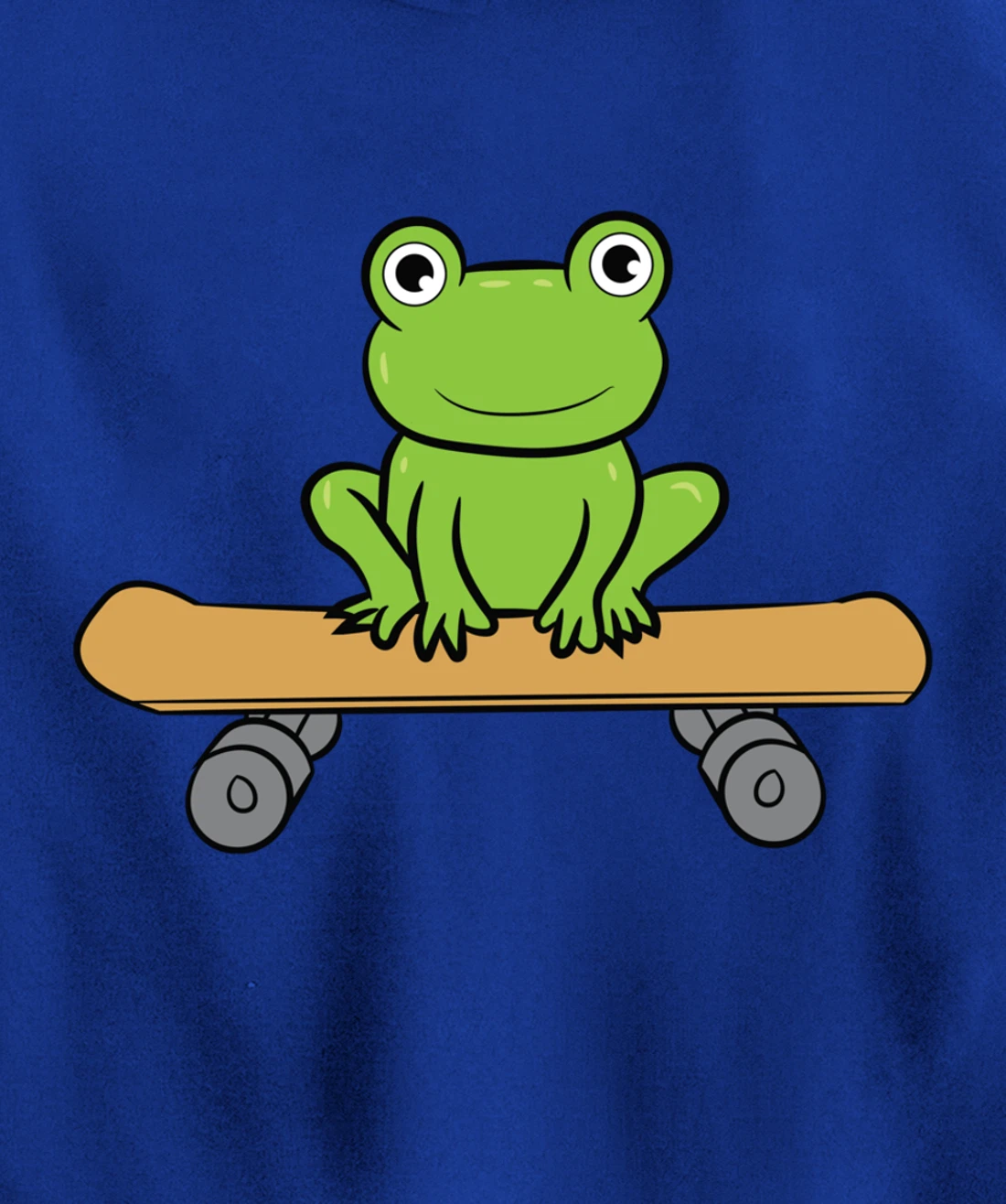 Funny Skateboarding Frog Funny Skateboard Frog Skateboarder Pullover Hoodie