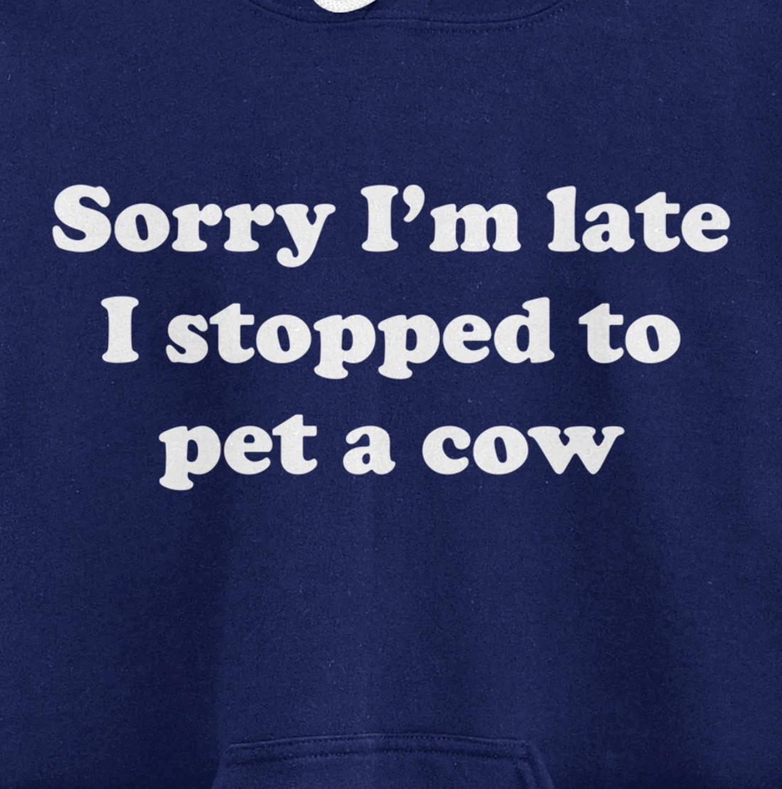 Funny Cow Pullover Hoodie