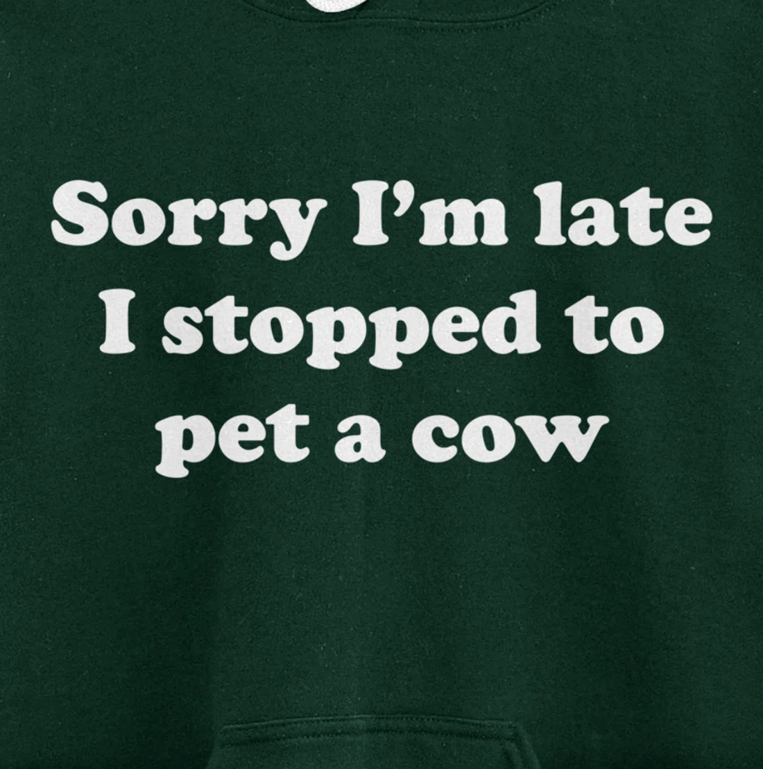 Funny Cow Pullover Hoodie