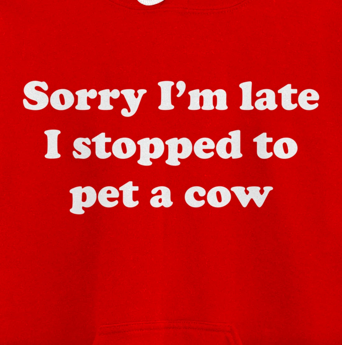 Funny Cow Pullover Hoodie