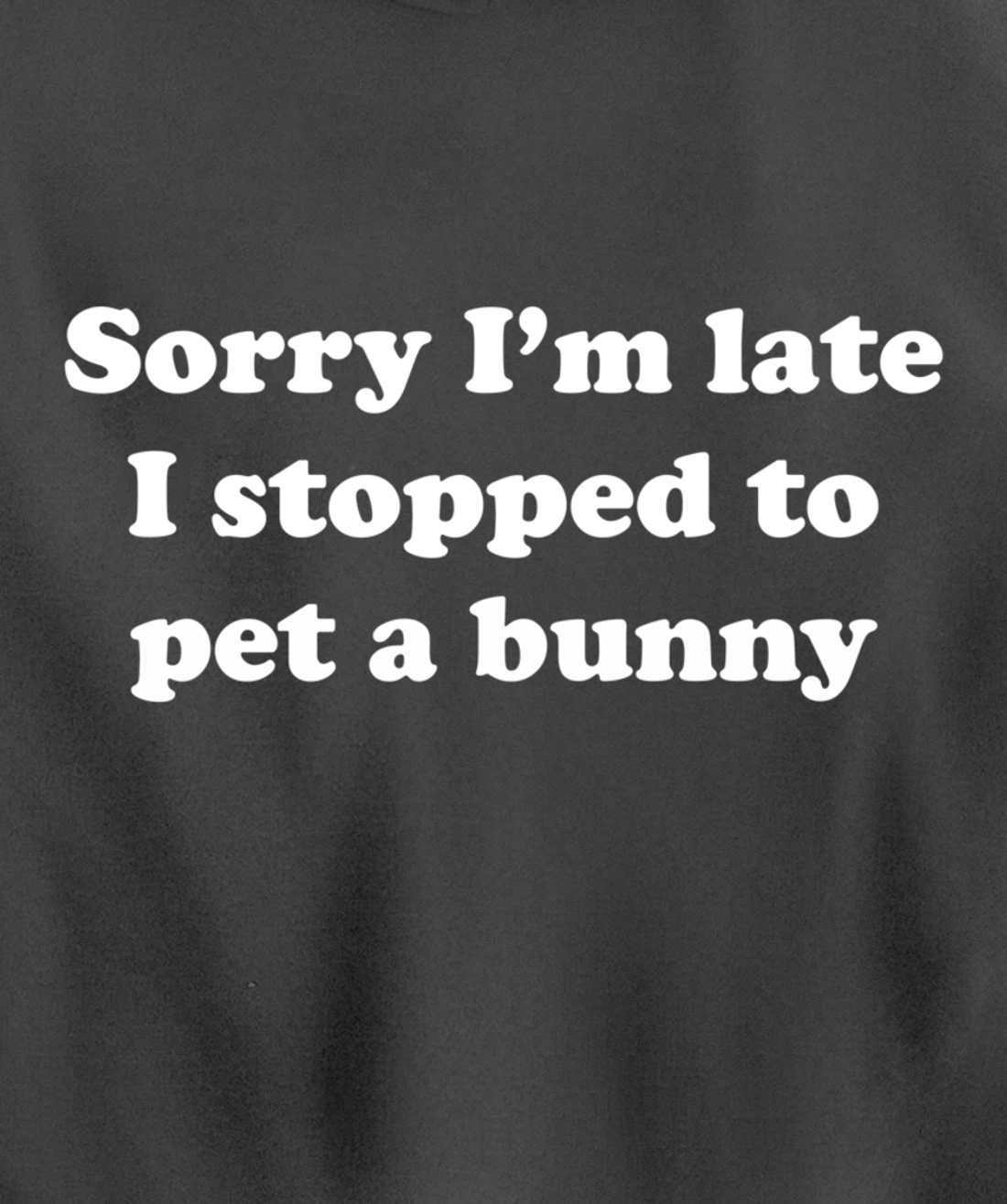 Funny Rabbit or Bunny Pullover Hoodie