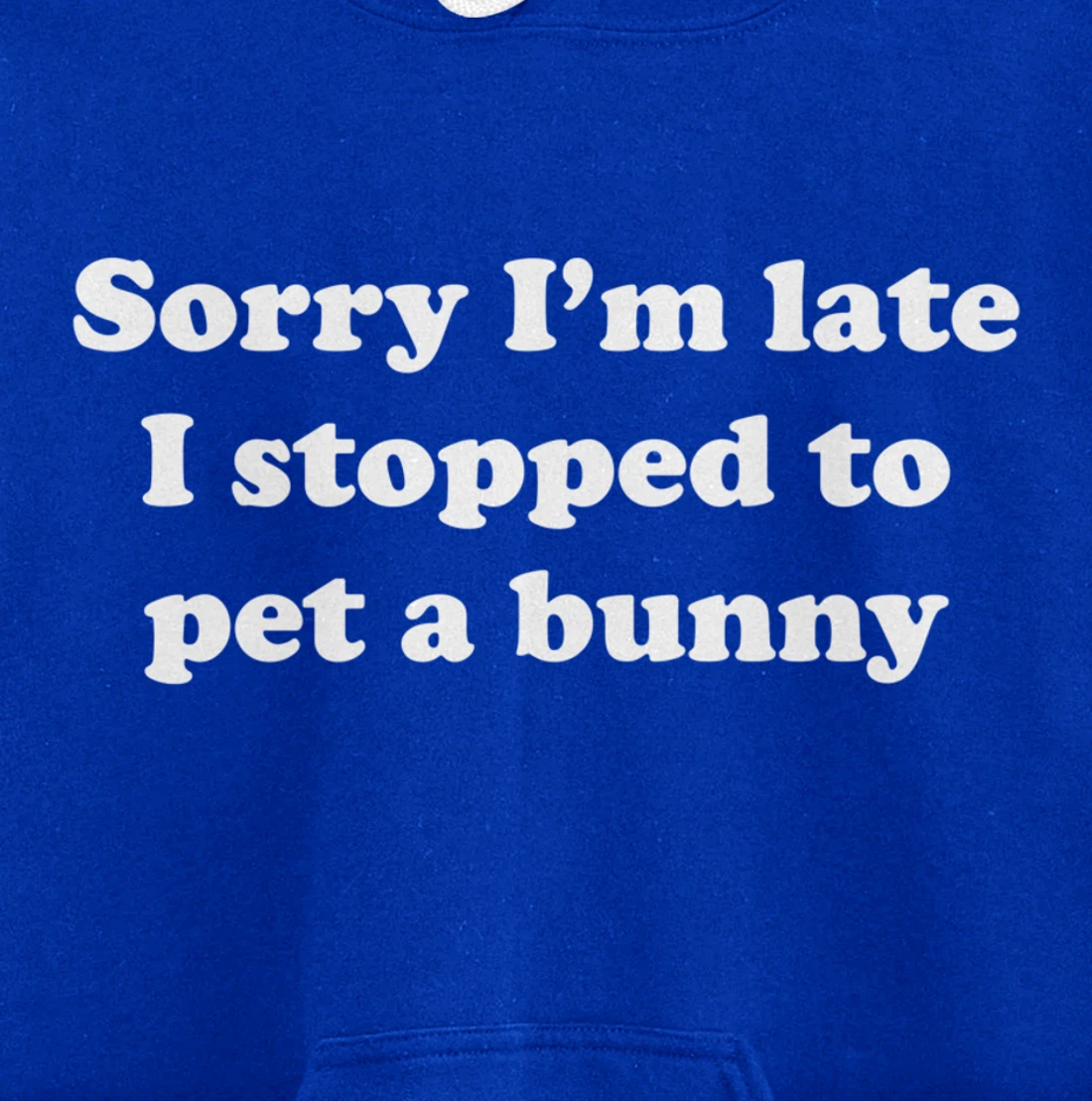 Funny Rabbit or Bunny Pullover Hoodie