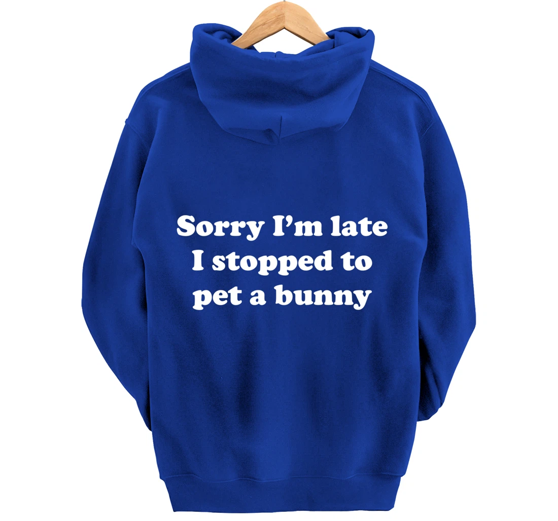 Funny Rabbit or Bunny Pullover Hoodie