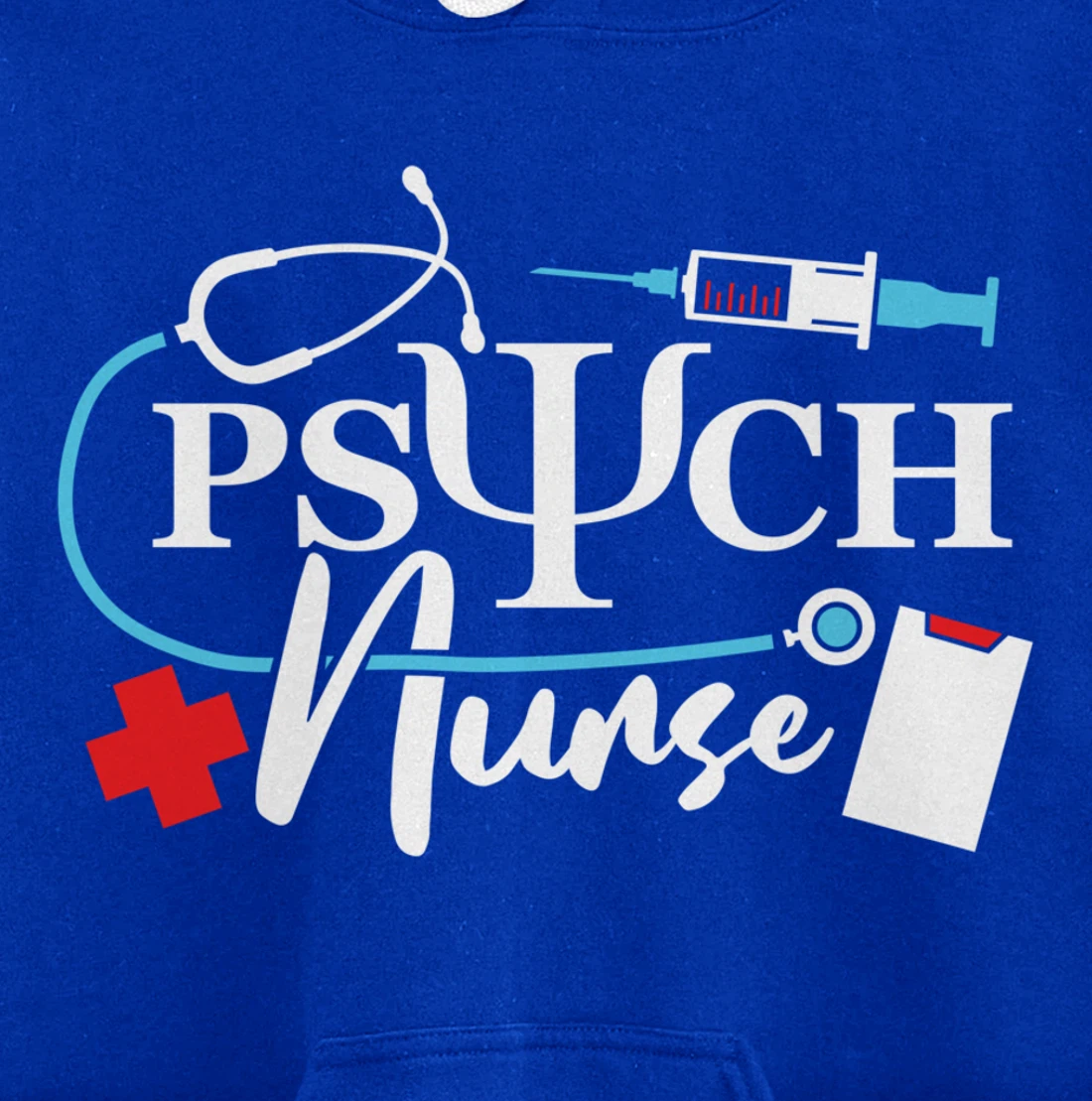 Psych Nurse Psychology Nursing Psychiatric Mental Health Pullover Hoodie