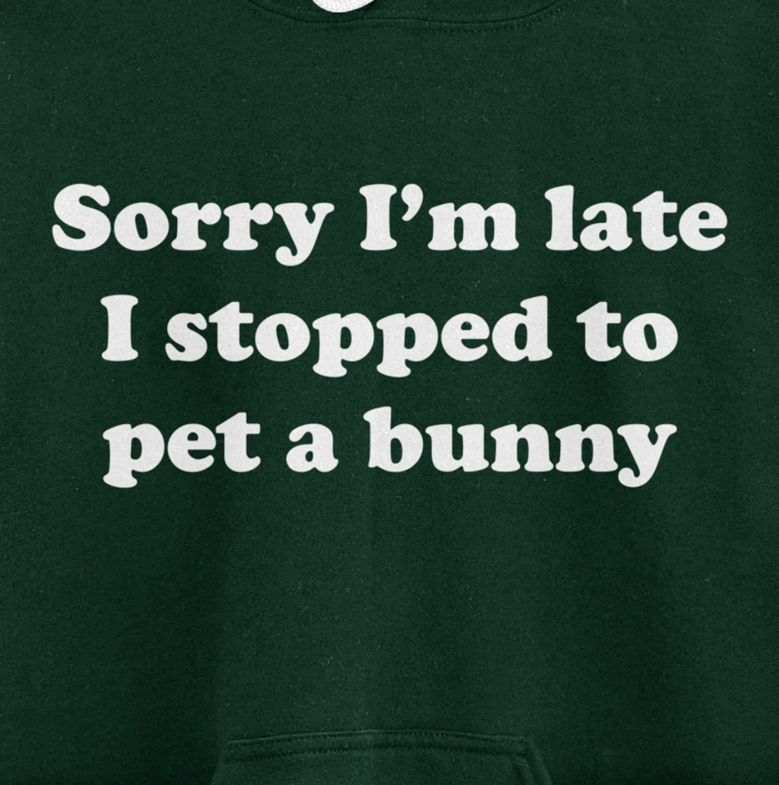 Funny Rabbit or Bunny Pullover Hoodie