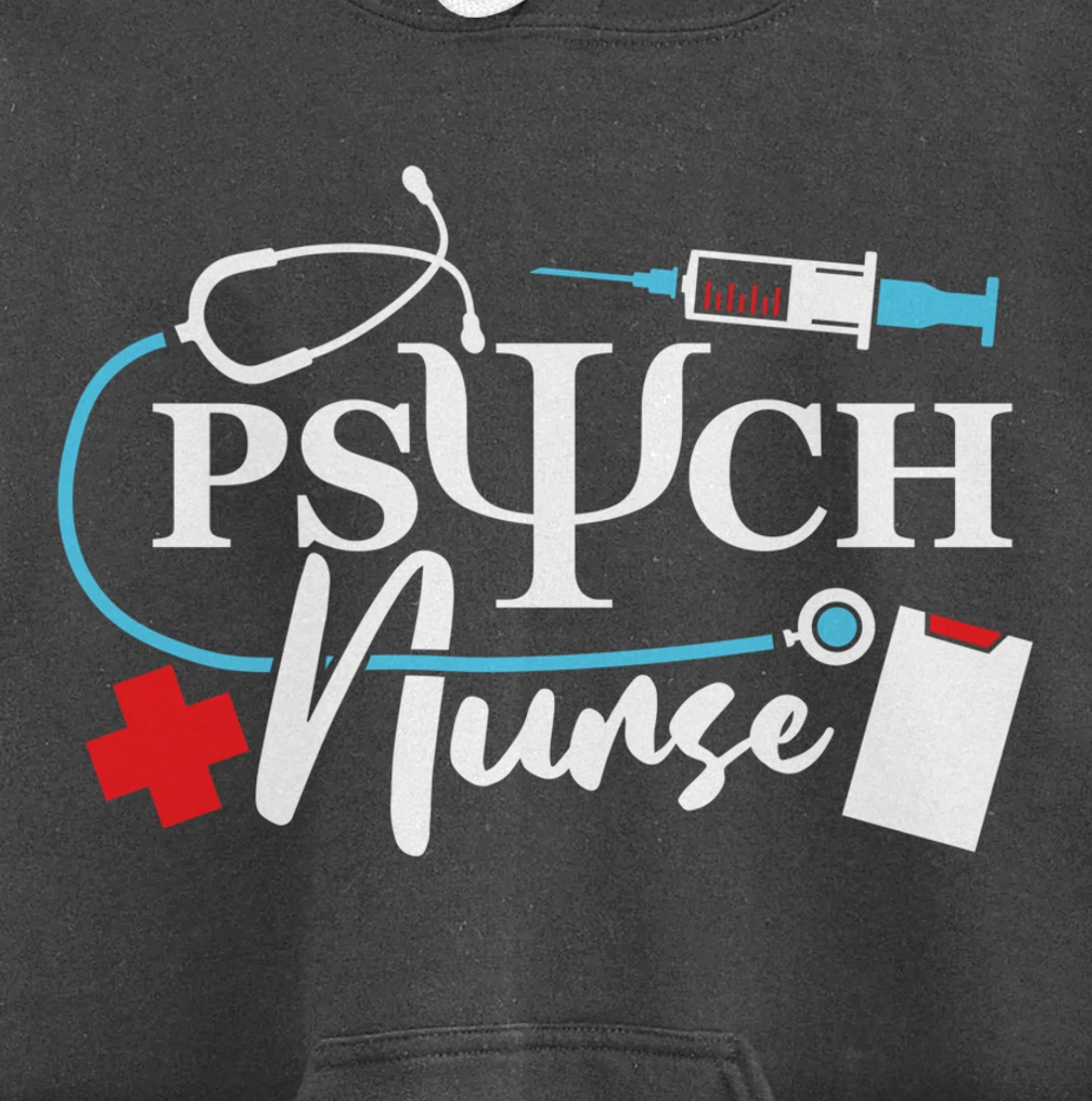 Psych Nurse Psychology Nursing Psychiatric Mental Health Pullover Hoodie