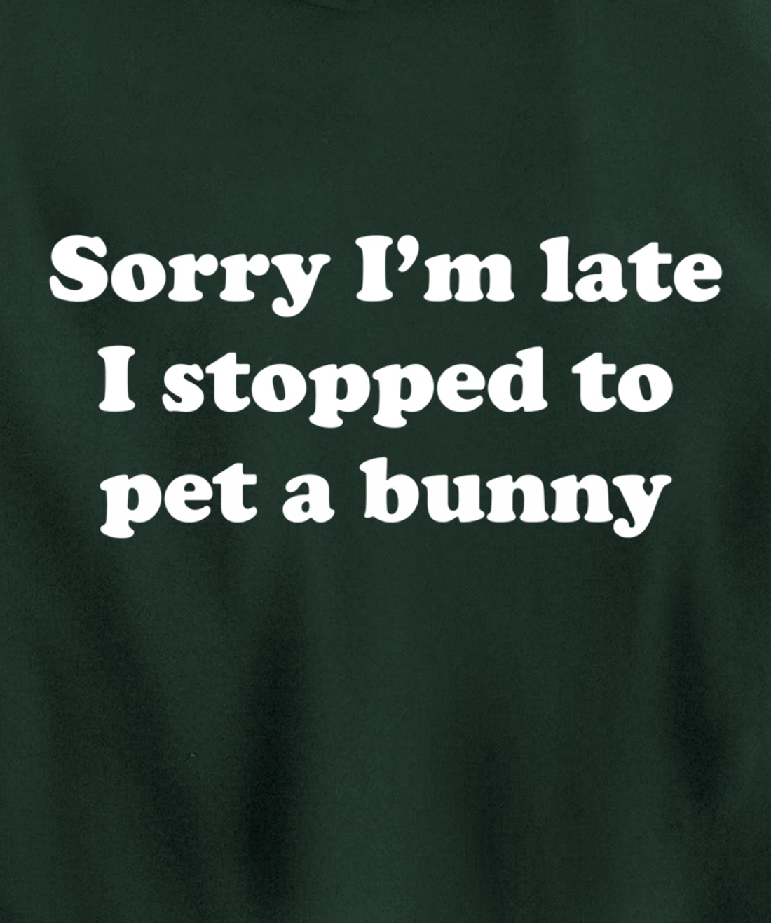 Funny Rabbit or Bunny Pullover Hoodie
