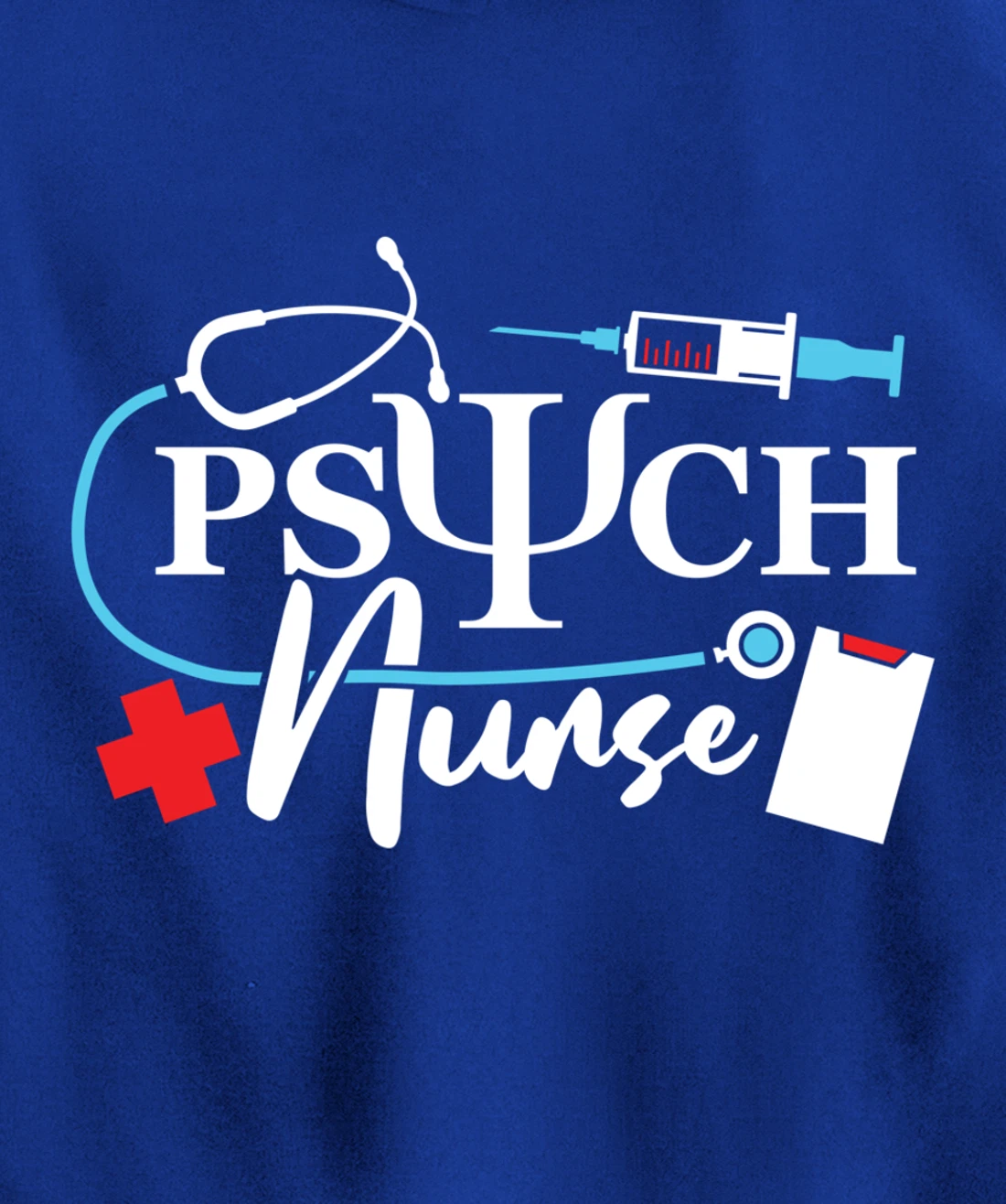 Psych Nurse Psychology Nursing Psychiatric Mental Health Pullover Hoodie