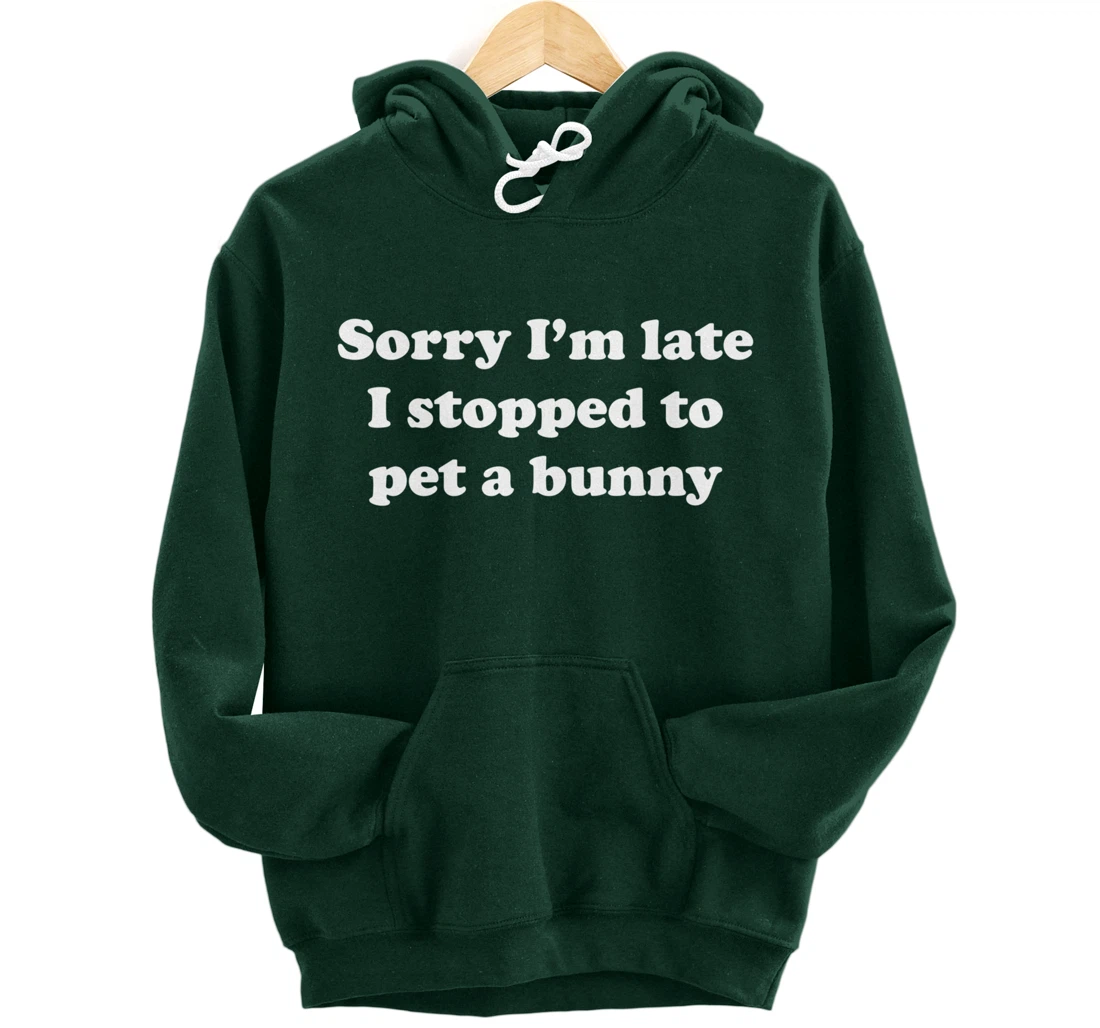 Funny Rabbit or Bunny Pullover Hoodie