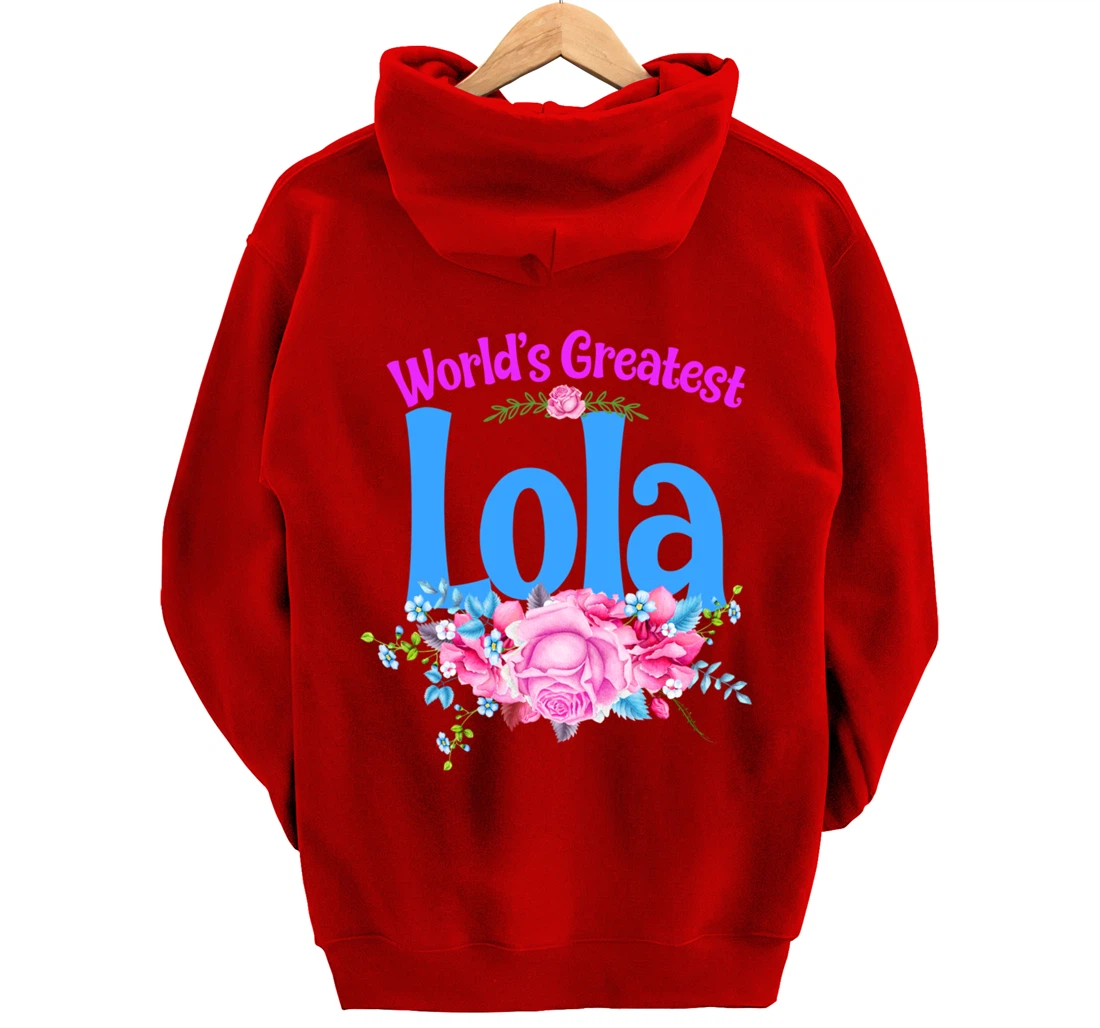 World's Greatest Lola - Filipino Grandma Pullover Hoodie