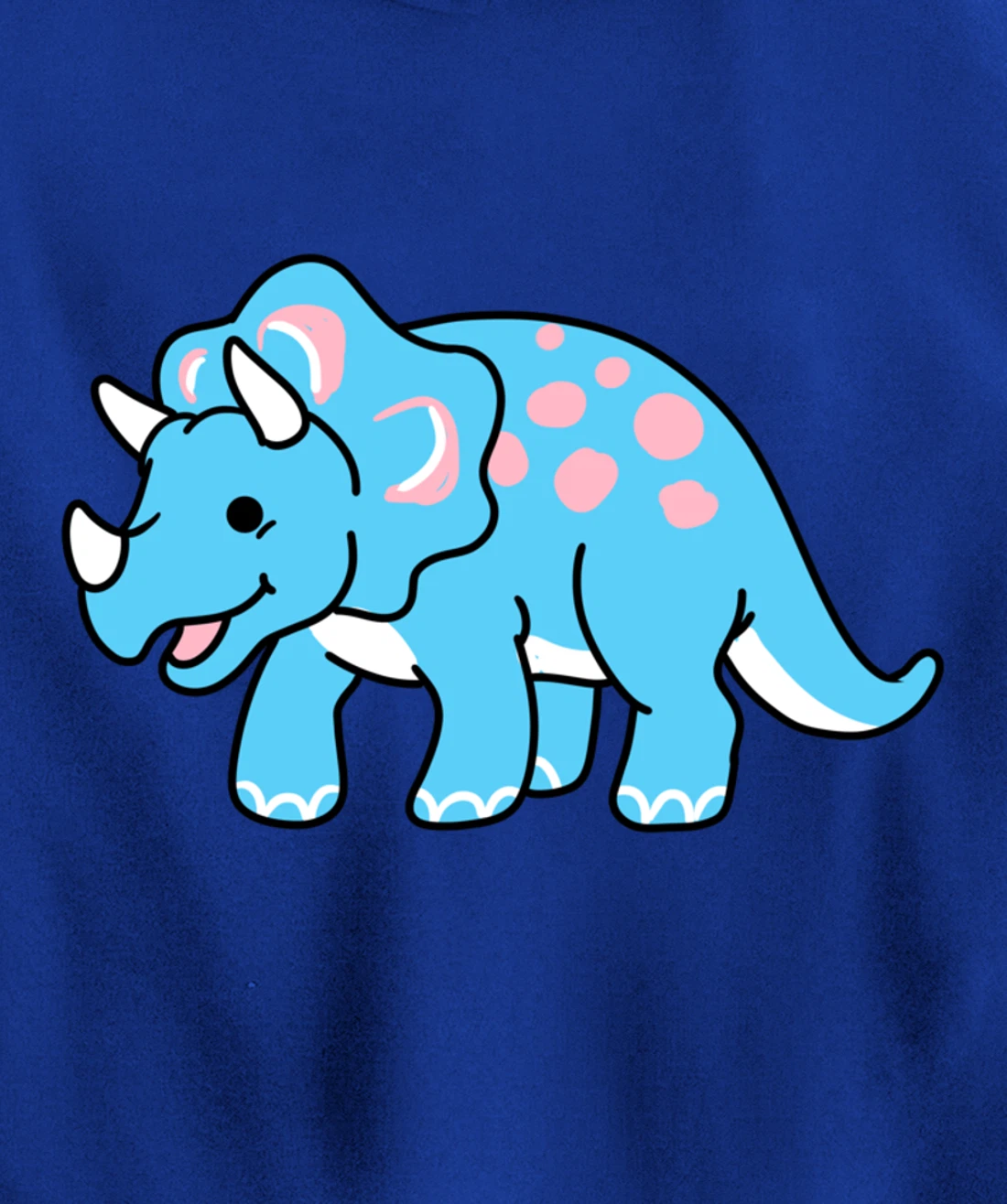 Trans Pride Triceratops Transgender Gift Pullover Hoodie