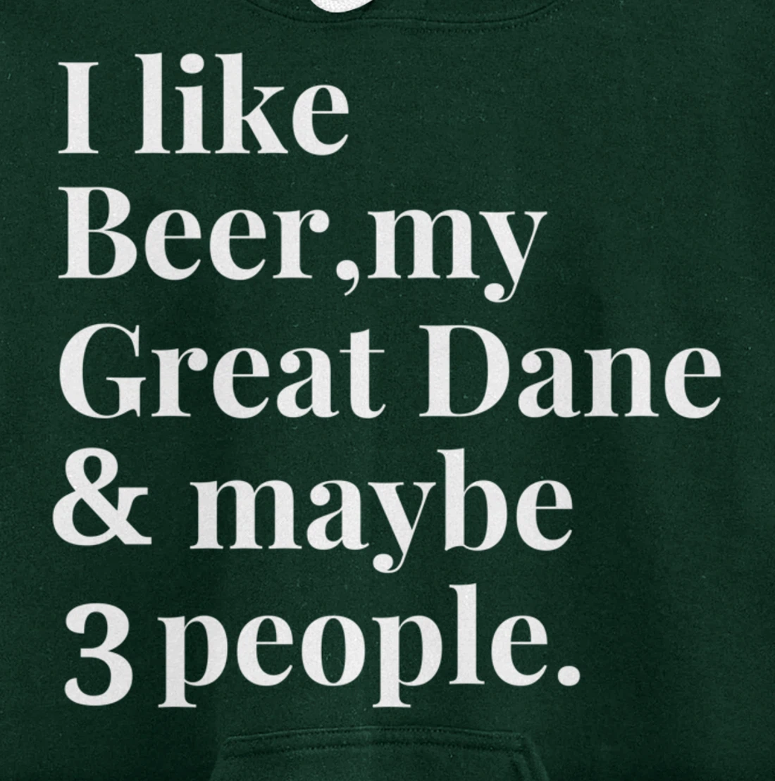 Great Dane Funny Dog Owner Craft Beer Lover Gift Women Men Pullover Hoodie