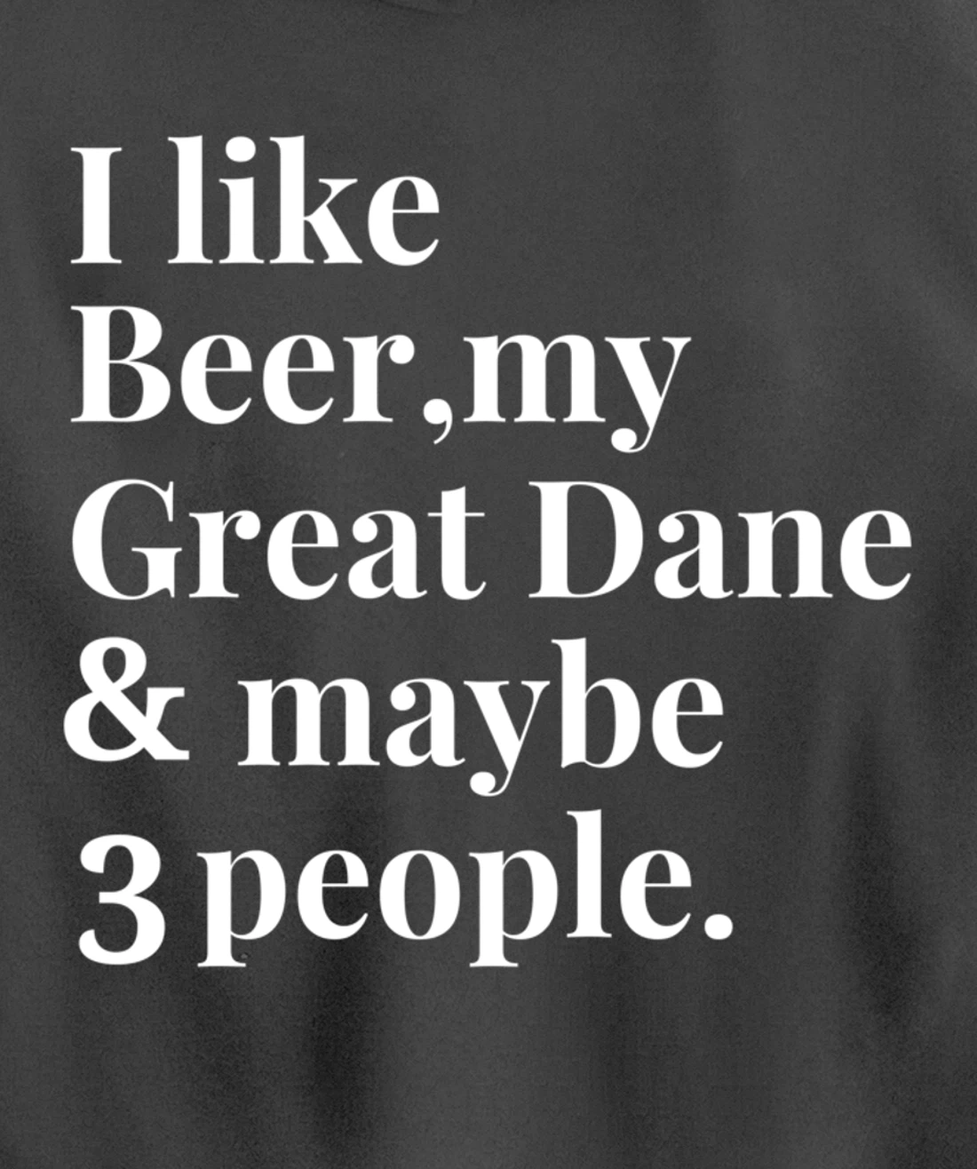 Great Dane Funny Dog Owner Craft Beer Lover Gift Women Men Pullover Hoodie