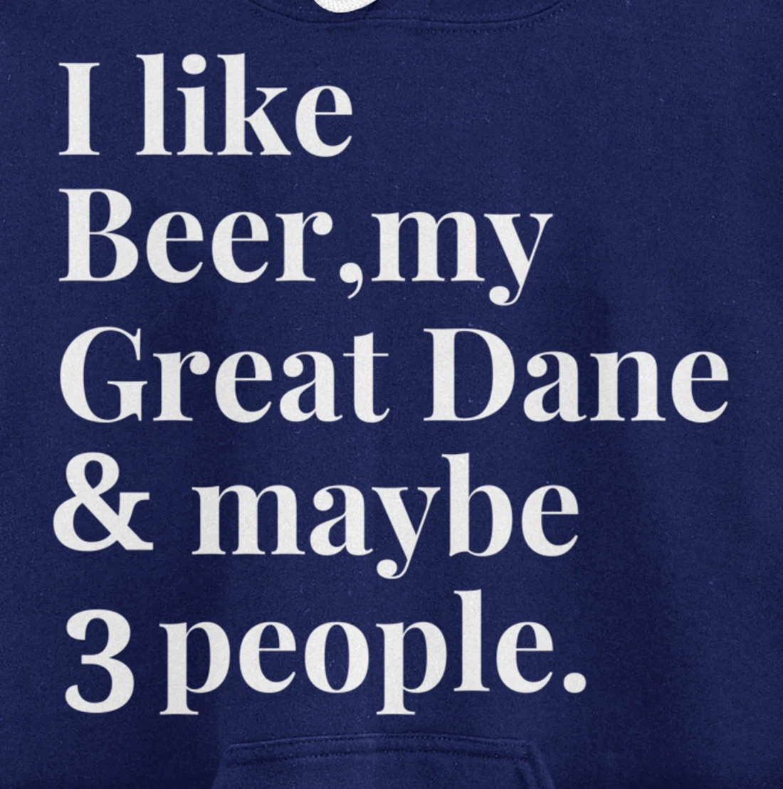 Great Dane Funny Dog Owner Craft Beer Lover Gift Women Men Pullover Hoodie