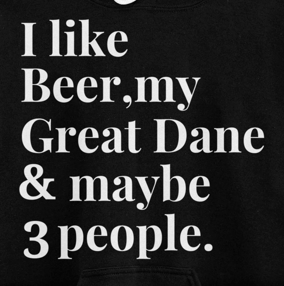 Great Dane Funny Dog Owner Craft Beer Lover Gift Women Men Pullover Hoodie