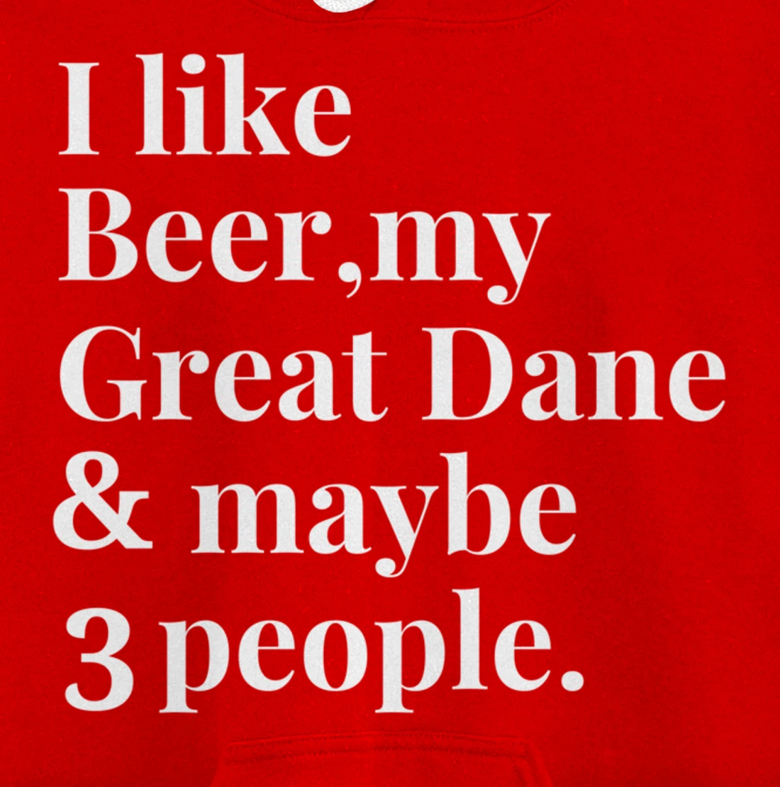 Great Dane Funny Dog Owner Craft Beer Lover Gift Women Men Pullover Hoodie