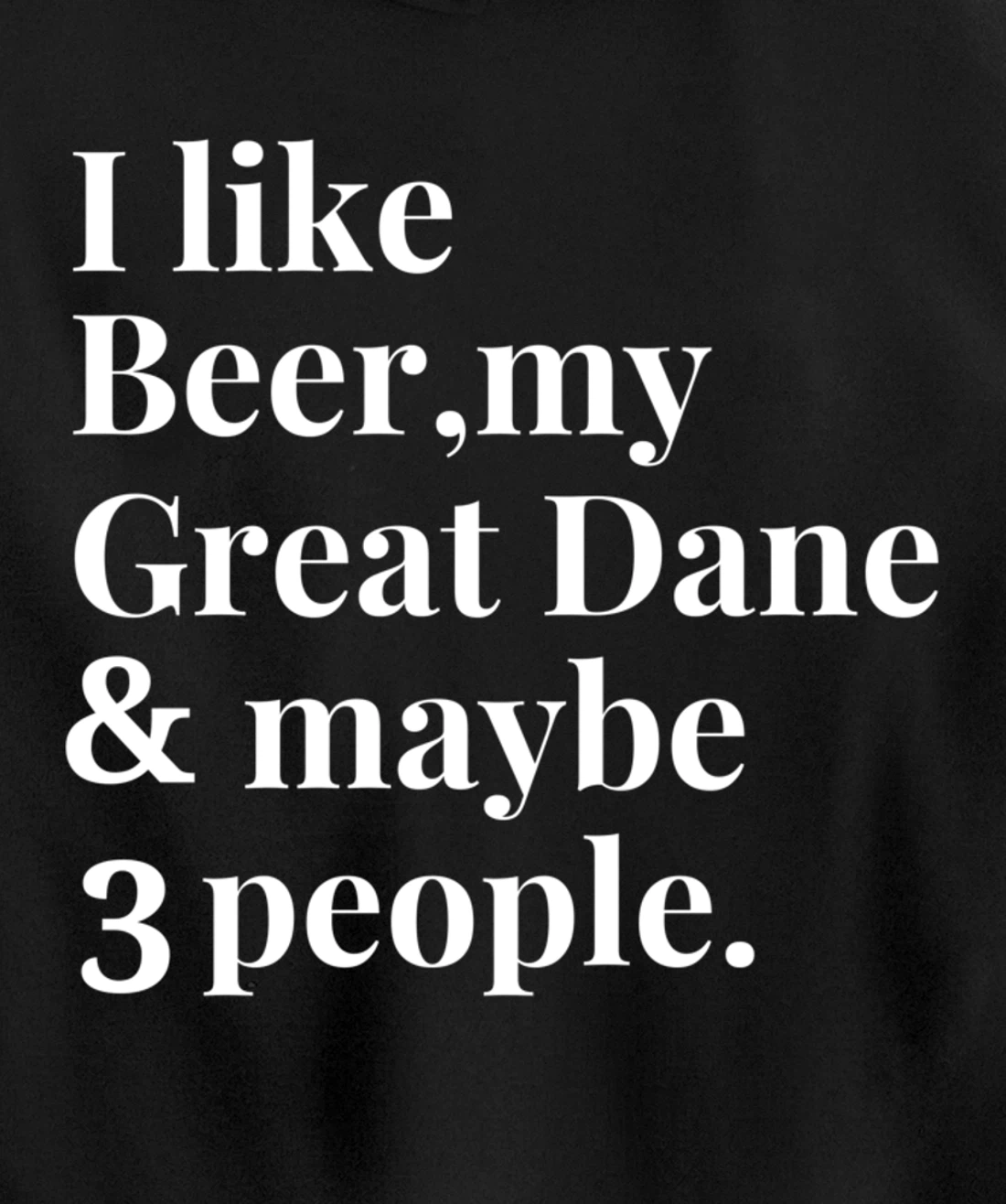 Great Dane Funny Dog Owner Craft Beer Lover Gift Women Men Pullover Hoodie