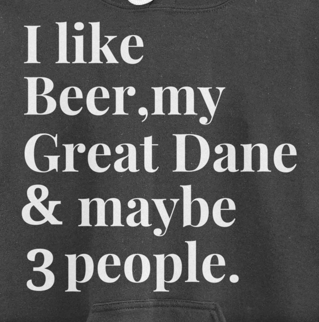 Great Dane Funny Dog Owner Craft Beer Lover Gift Women Men Pullover Hoodie