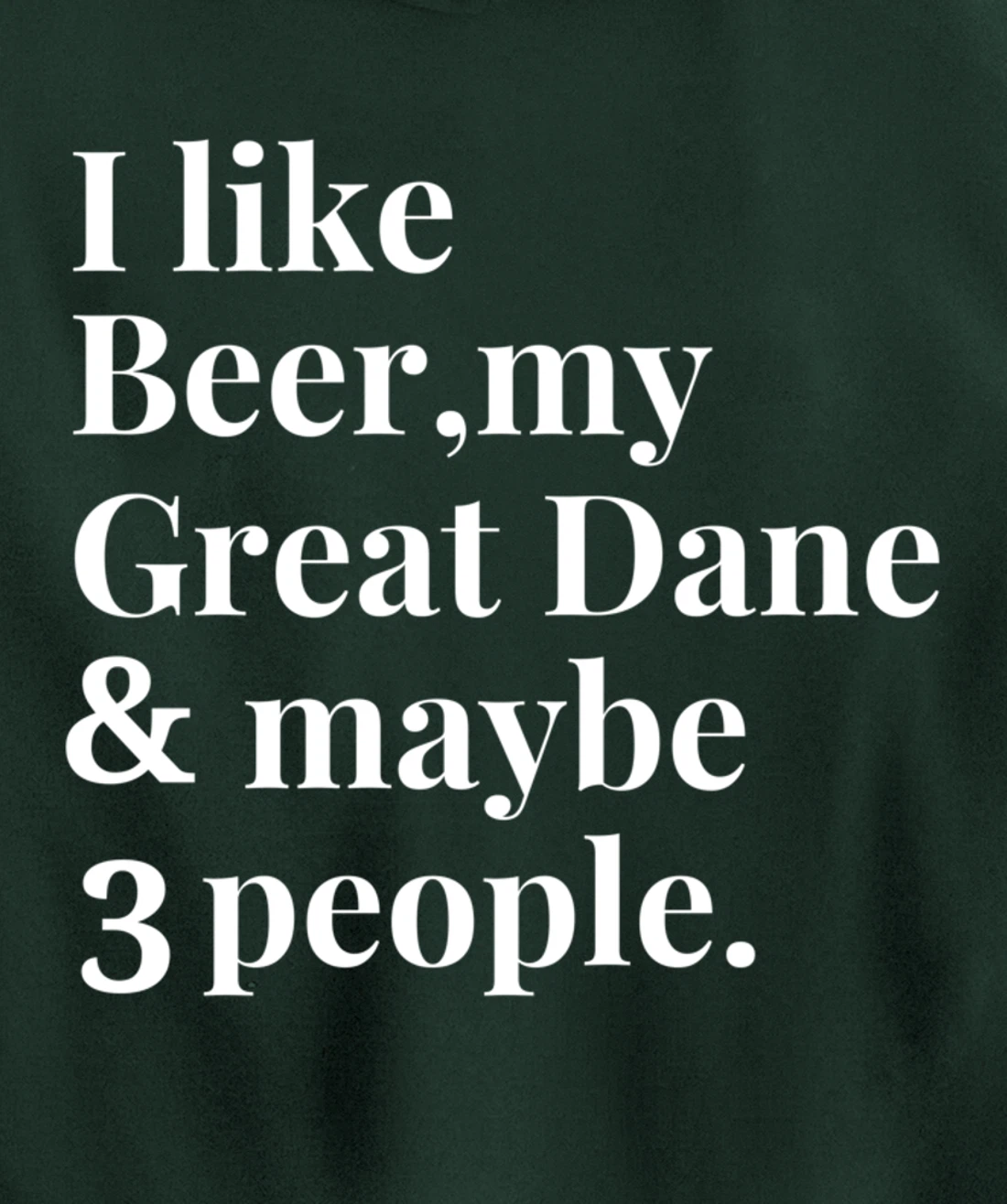 Great Dane Funny Dog Owner Craft Beer Lover Gift Women Men Pullover Hoodie