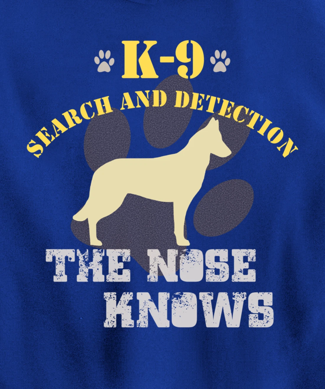 K9 Detection Dog Belgian Malinois Sniffer Tracking Security Pullover Hoodie