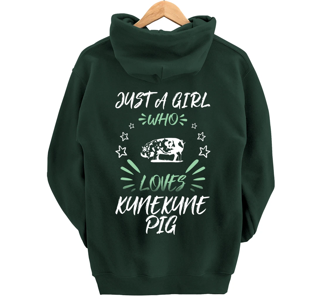 Just A Girl Who Loves Kunekune Pig Pullover Hoodie