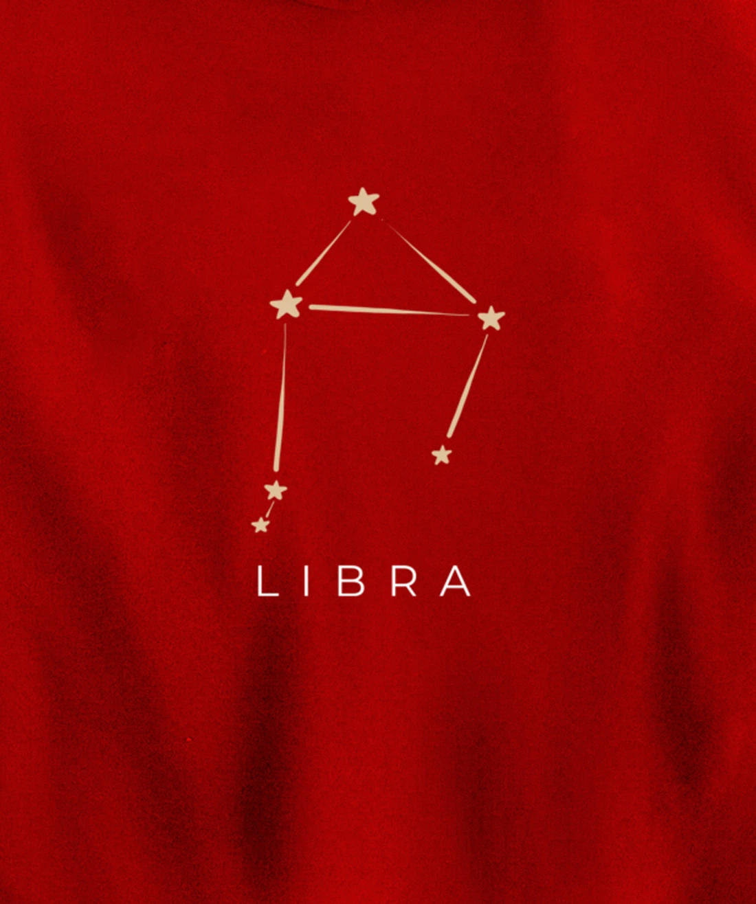 Libra Minimal Zodiac Sign Astrology Libra Gift Pullover Hoodie