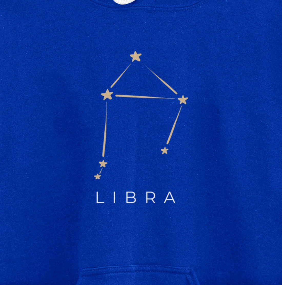 Libra Minimal Zodiac Sign Astrology Libra Gift Pullover Hoodie
