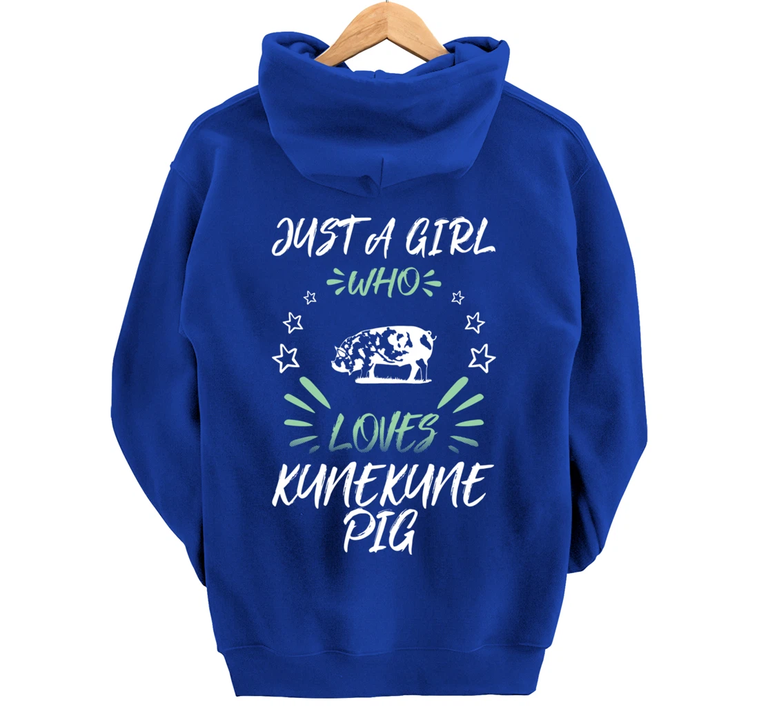Just A Girl Who Loves Kunekune Pig Pullover Hoodie