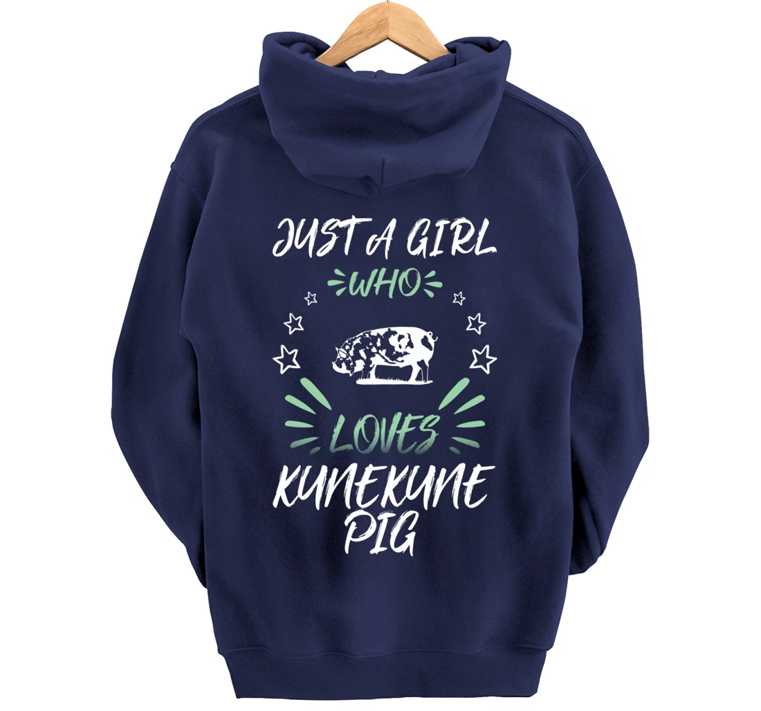 Just A Girl Who Loves Kunekune Pig Pullover Hoodie