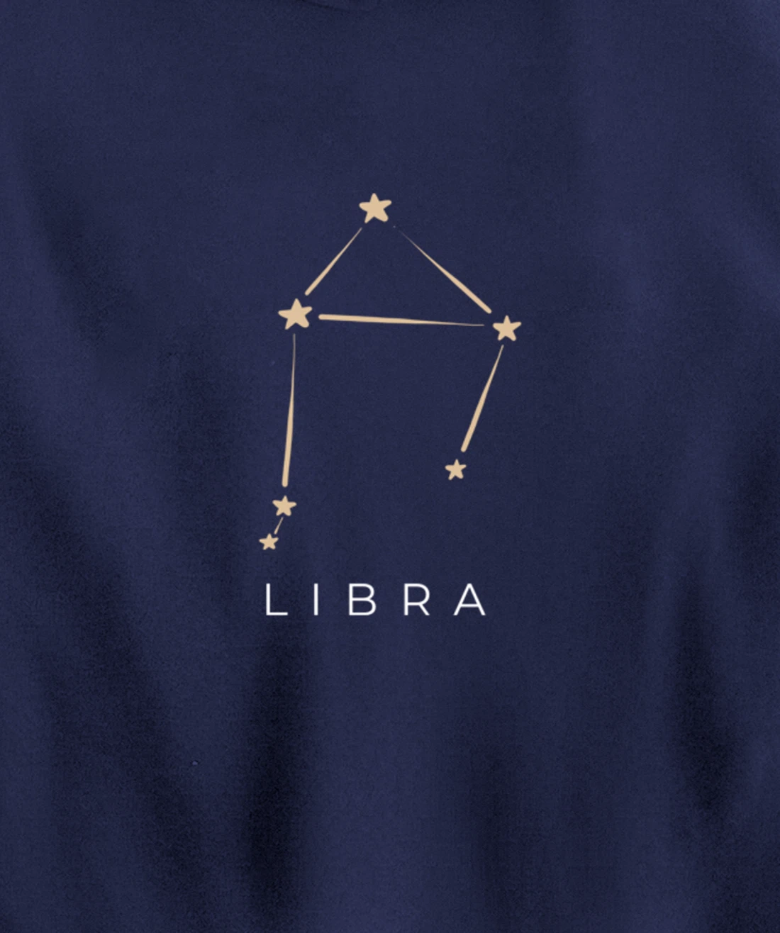 Libra Minimal Zodiac Sign Astrology Libra Gift Pullover Hoodie