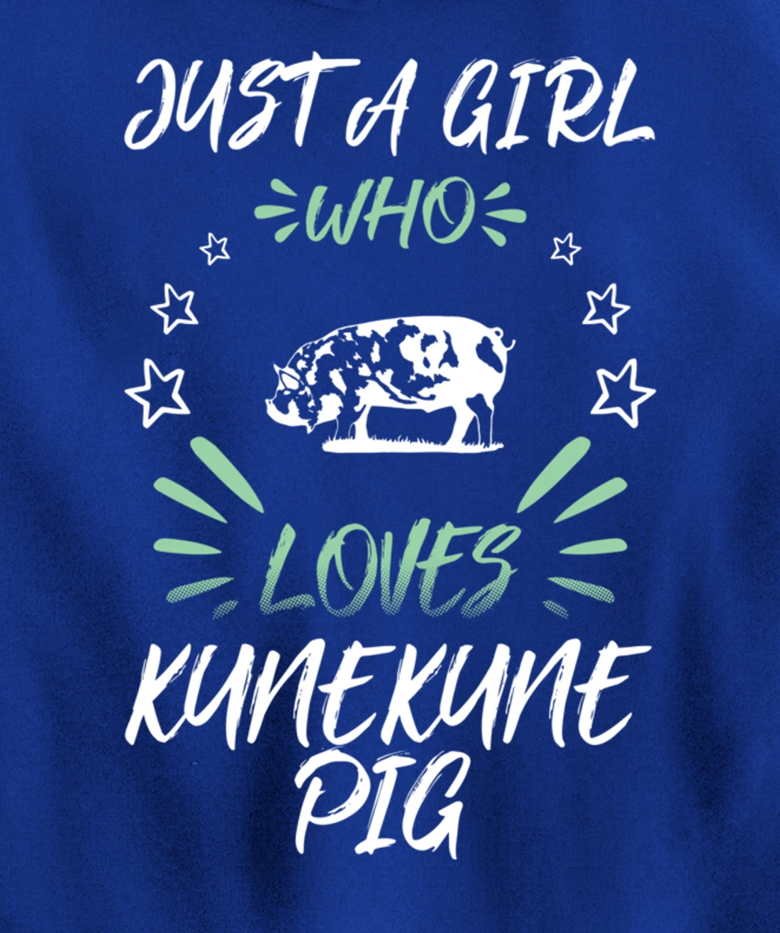 Just A Girl Who Loves Kunekune Pig Pullover Hoodie
