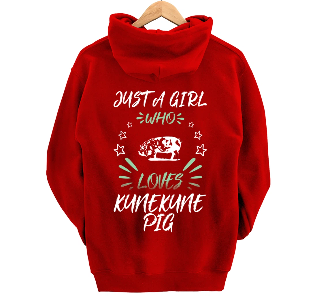 Just A Girl Who Loves Kunekune Pig Pullover Hoodie