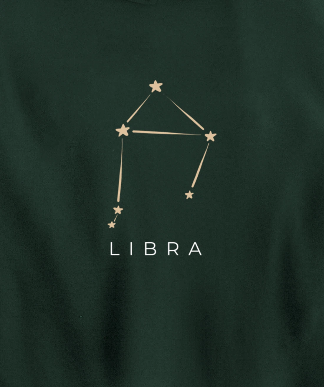 Libra Minimal Zodiac Sign Astrology Libra Gift Pullover Hoodie
