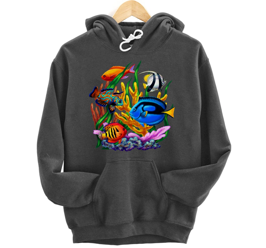 Tropical Fish Hoodie Pullover Hoodie