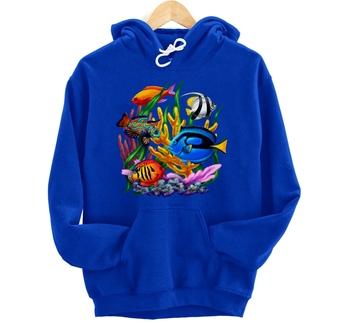 Tropical Fish Hoodie Pullover Hoodie
