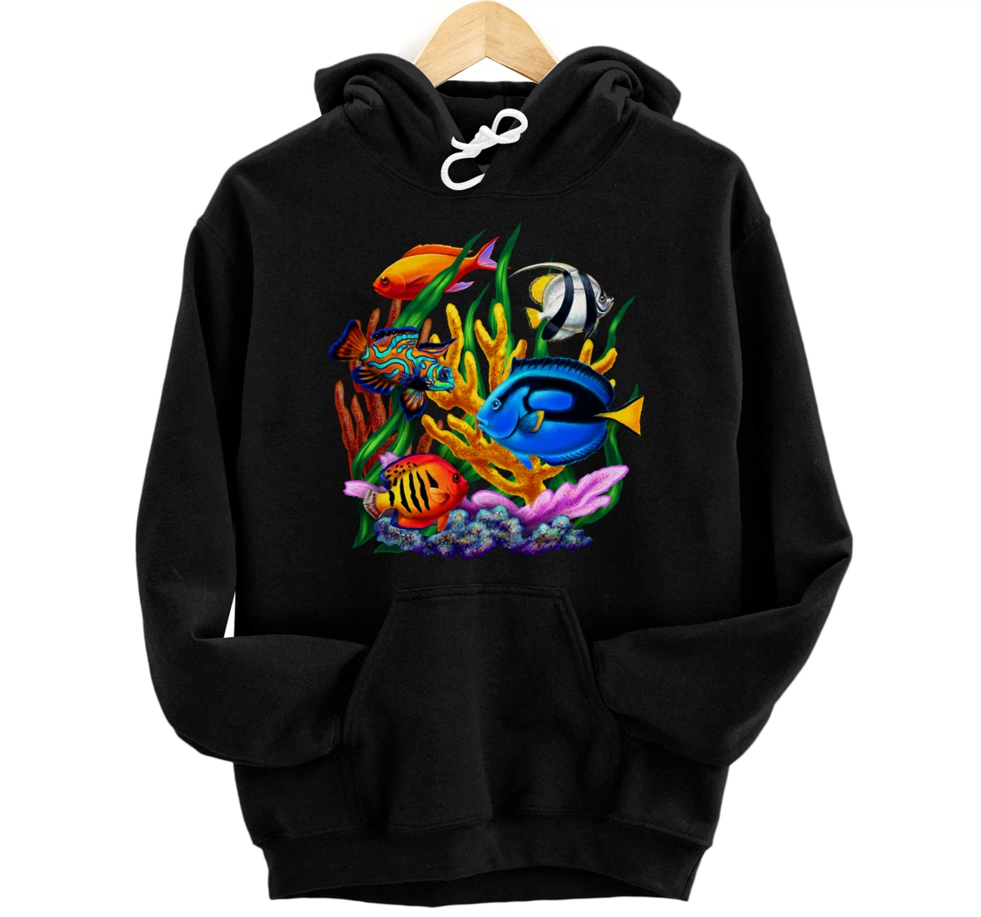 Tropical Fish Hoodie Pullover Hoodie