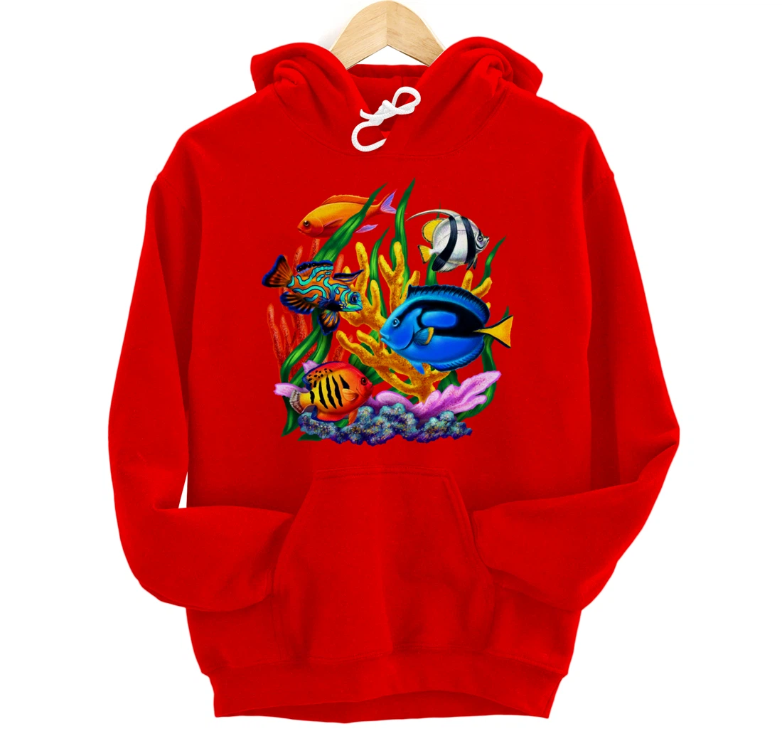Tropical Fish Hoodie Pullover Hoodie