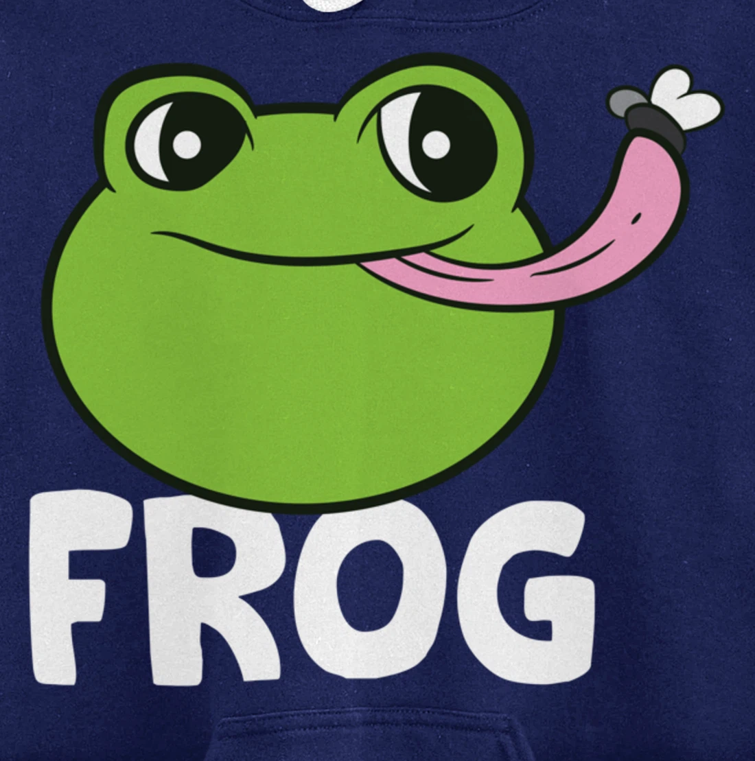 Frog Eating Flies Love Toads Funny Frog Lover Gifts Pullover Hoodie