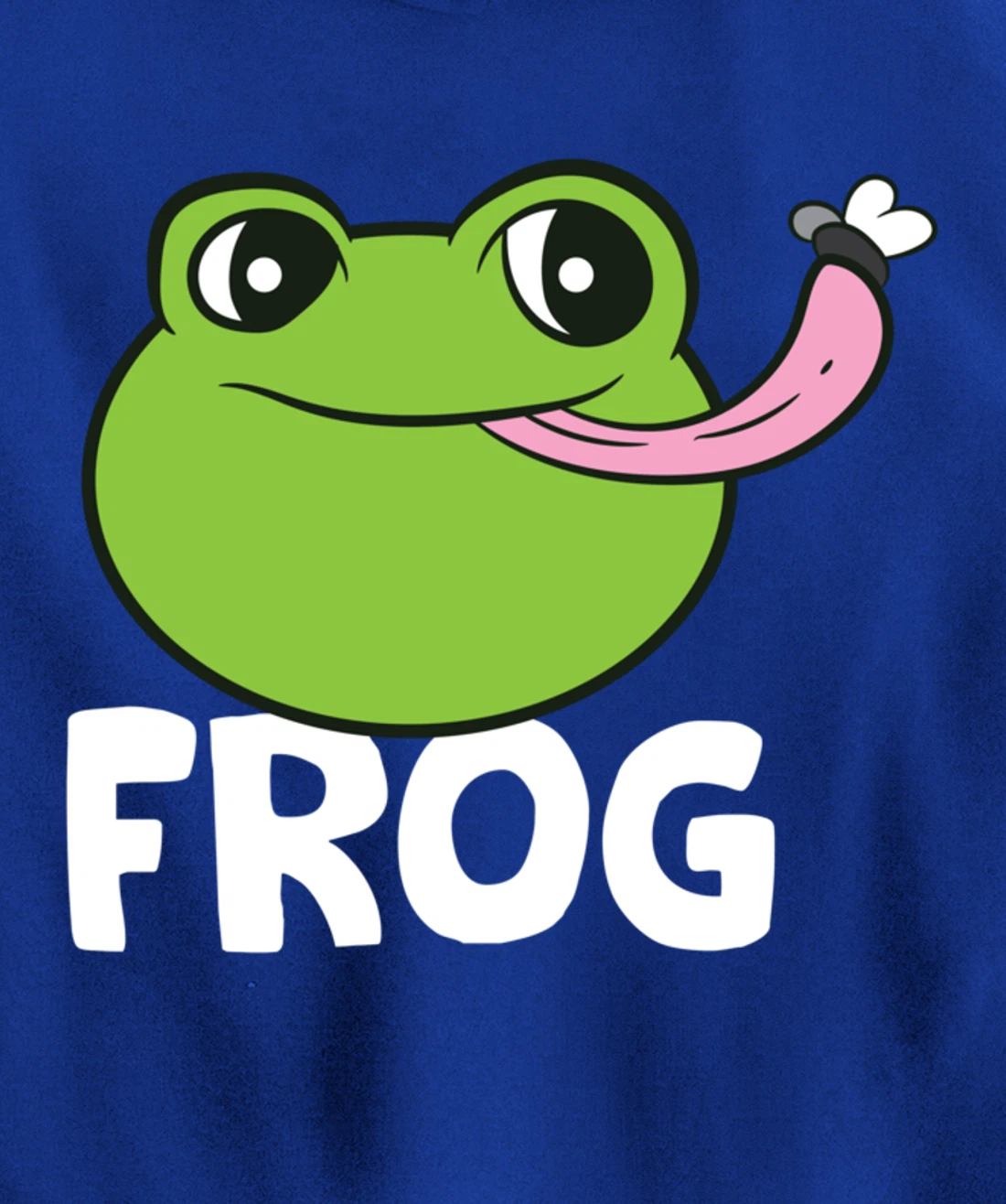 Frog Eating Flies Love Toads Funny Frog Lover Gifts Pullover Hoodie