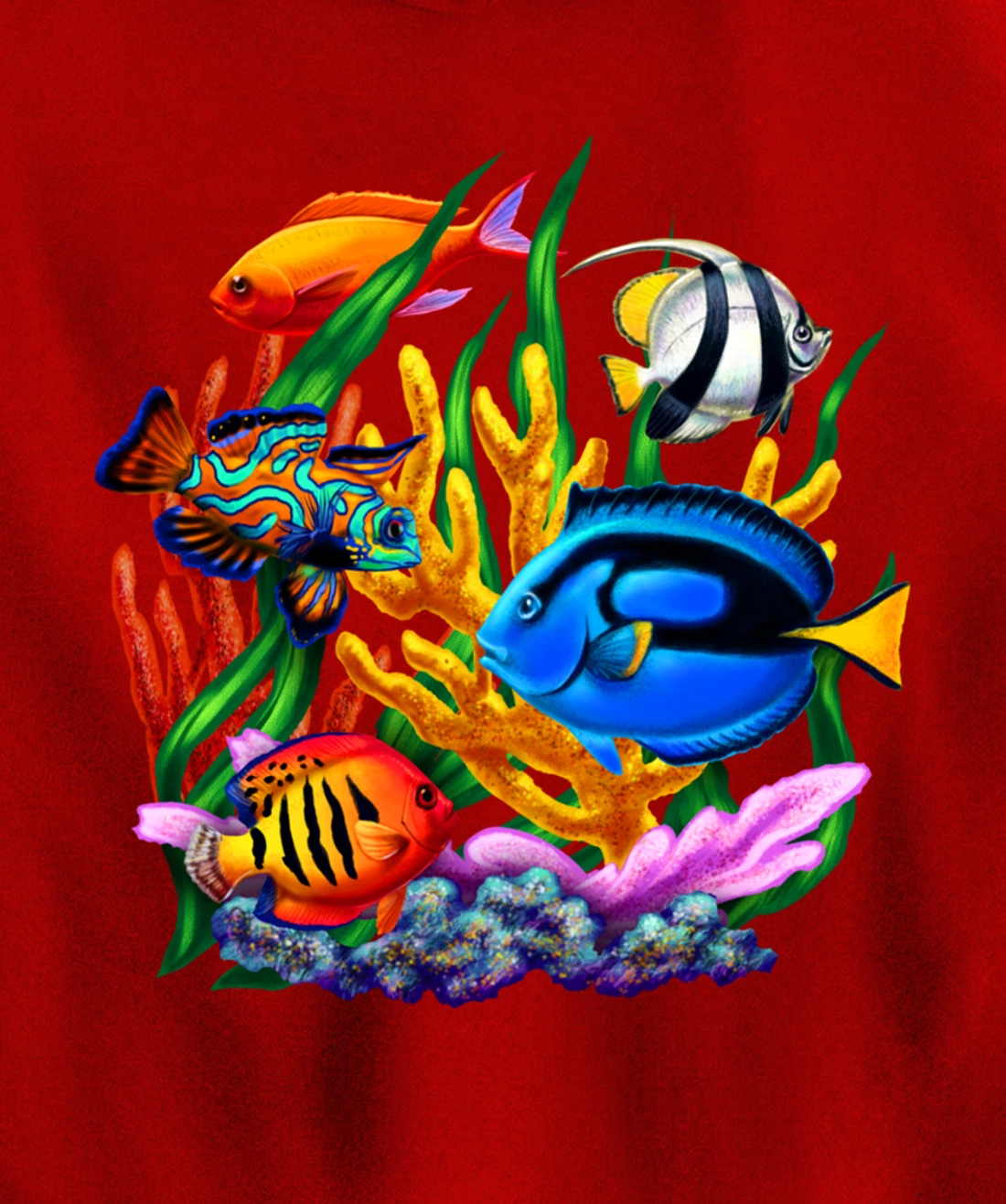 Tropical Fish Hoodie Pullover Hoodie