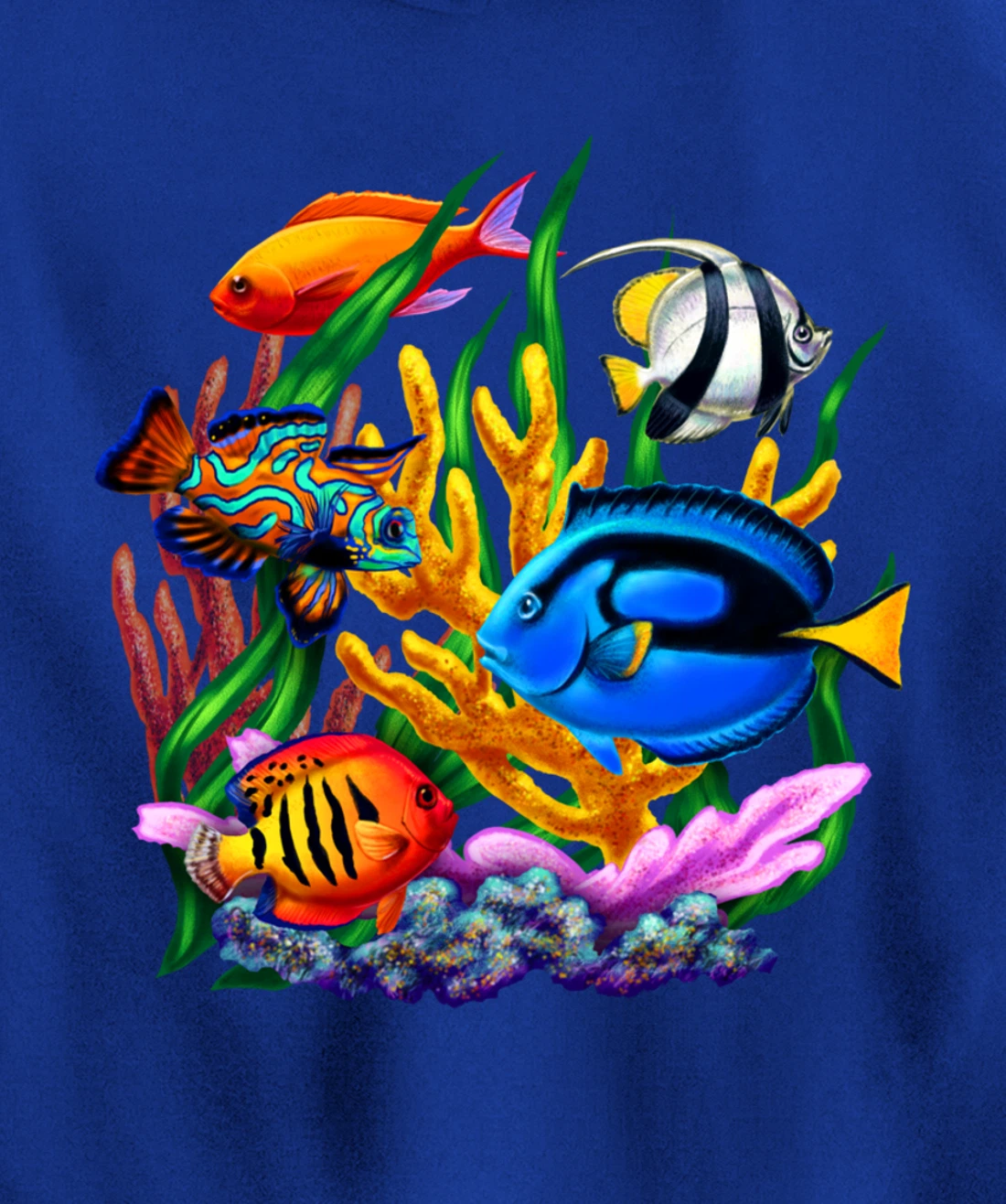Tropical Fish Hoodie Pullover Hoodie