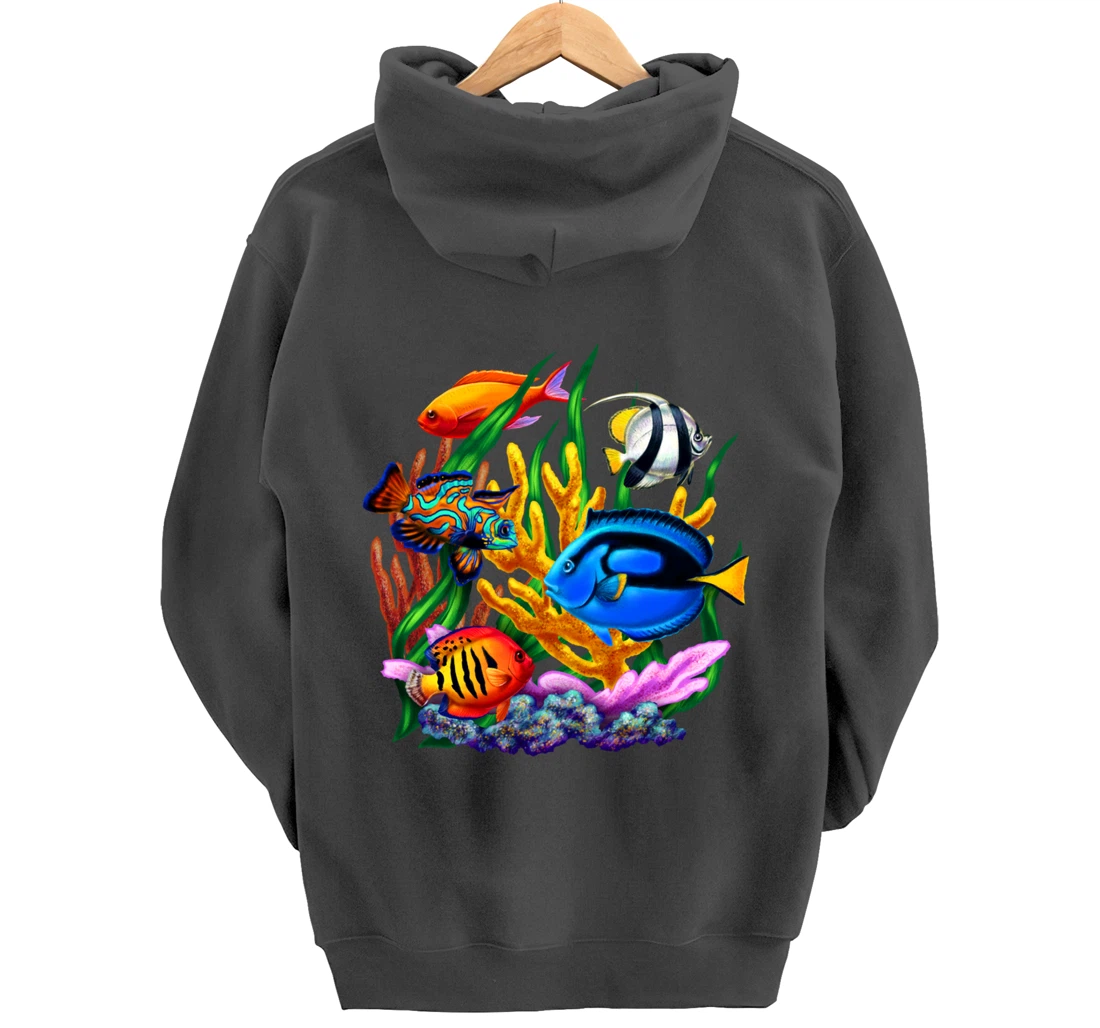 Tropical Fish Hoodie Pullover Hoodie