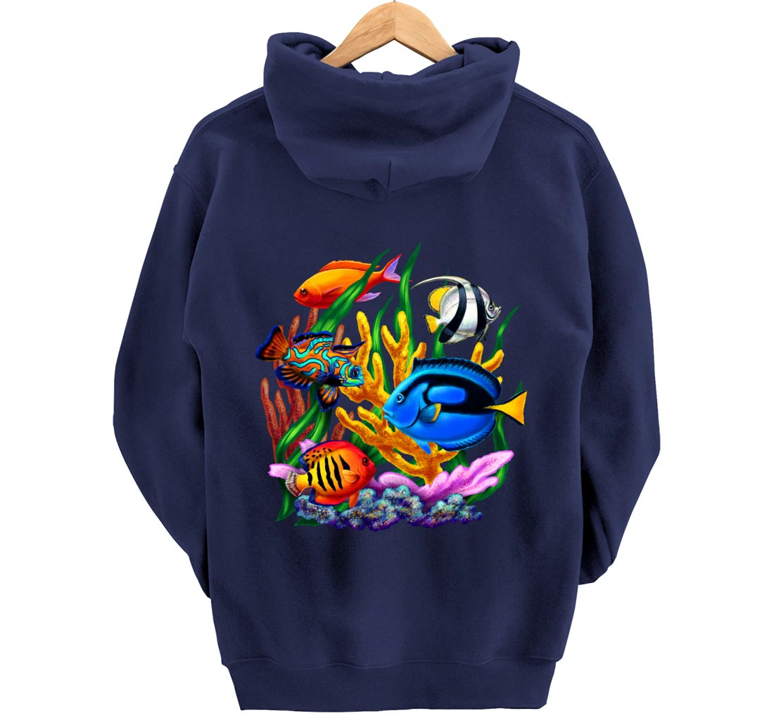 Tropical Fish Hoodie Pullover Hoodie