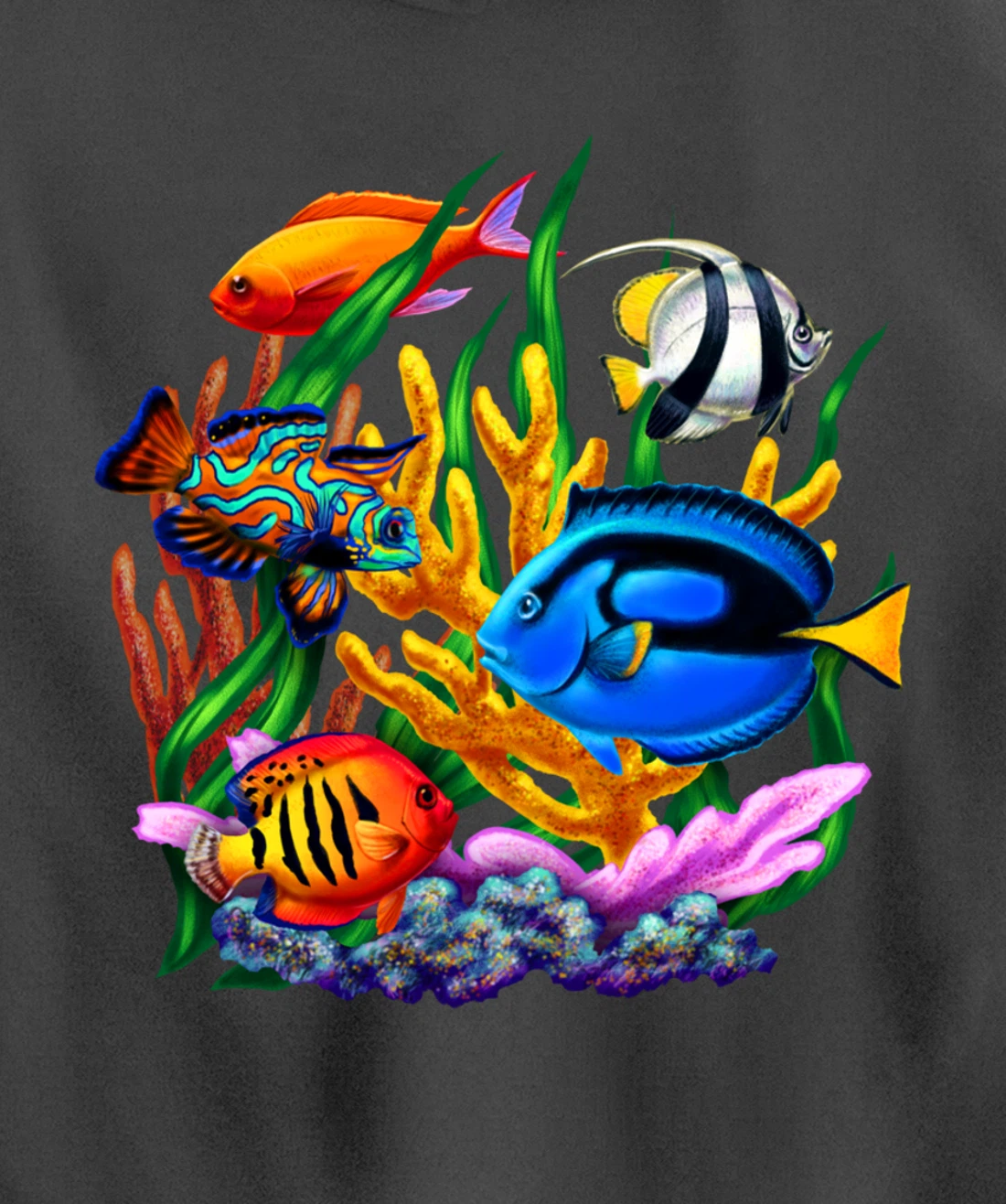 Tropical Fish Hoodie Pullover Hoodie